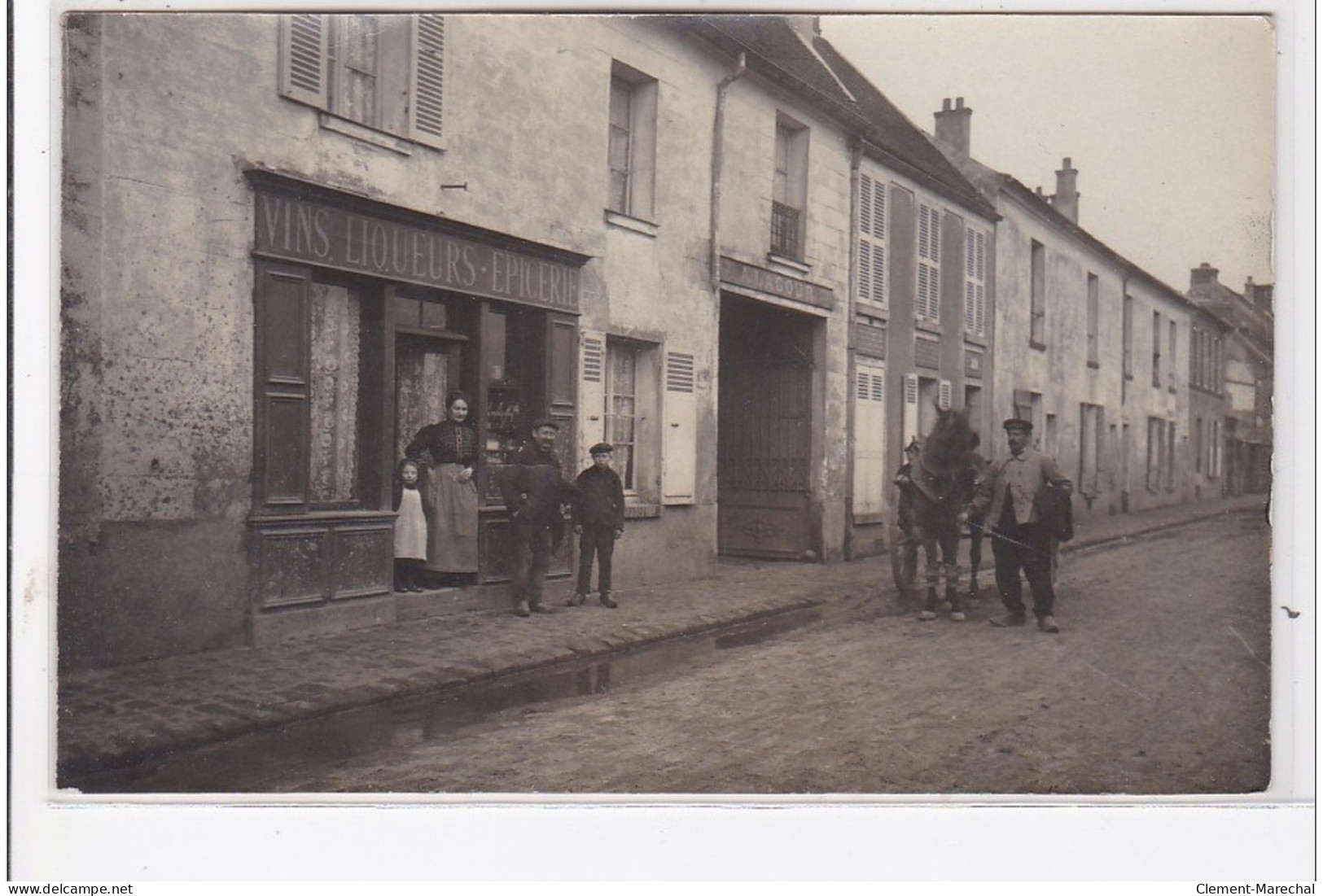 VILLIERS SAINT FREDERIC : Epicerie, Marchand De Vins Lacour - Tres Bon état - Other & Unclassified