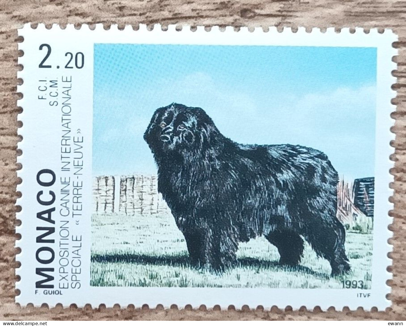 Monaco - YT N°1872 - Exposition Canine Internationale - 1993 - Neuf - Unused Stamps