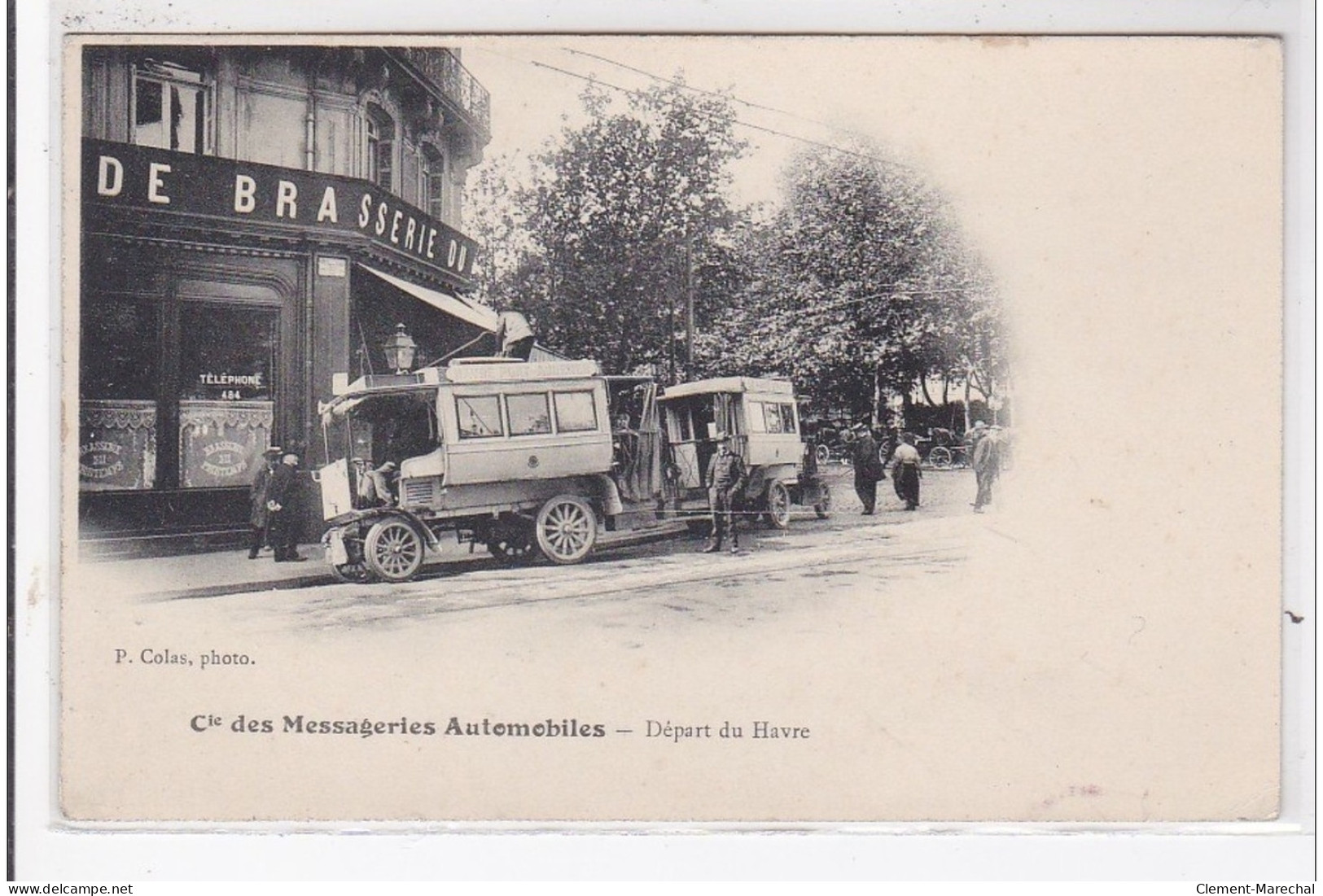 LE HAVRE : Départ Du Havre, Cie Des Messageries Automobiles - Très Bon état - Non Classés