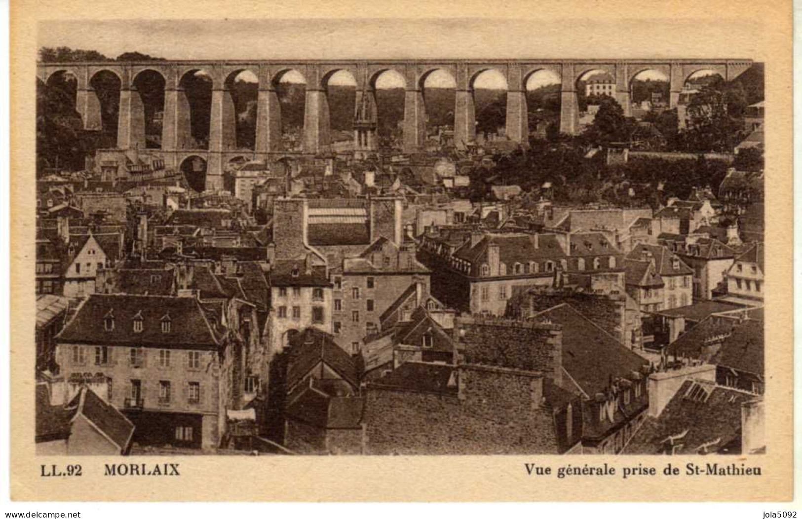 29 / MORLAIX - Vue Générale Prise De Saint-Mathieu - Morlaix