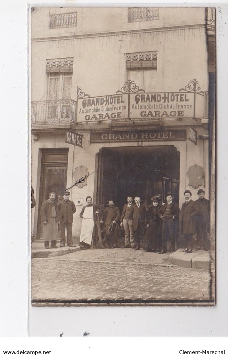 CHALONS-sur-SAONE : Rue Du Port Villiers, Grand Hôtel Automobile Club De France Garage - Très Bon état - Chalon Sur Saone