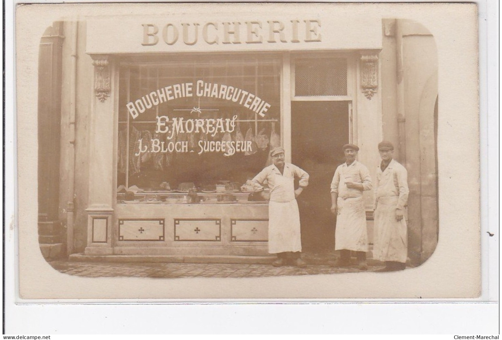 VESOUL : Judaïsa, Bloch, Boucherie Charcuterie, E.Moreau, Successeur - Très Bon état - Vesoul