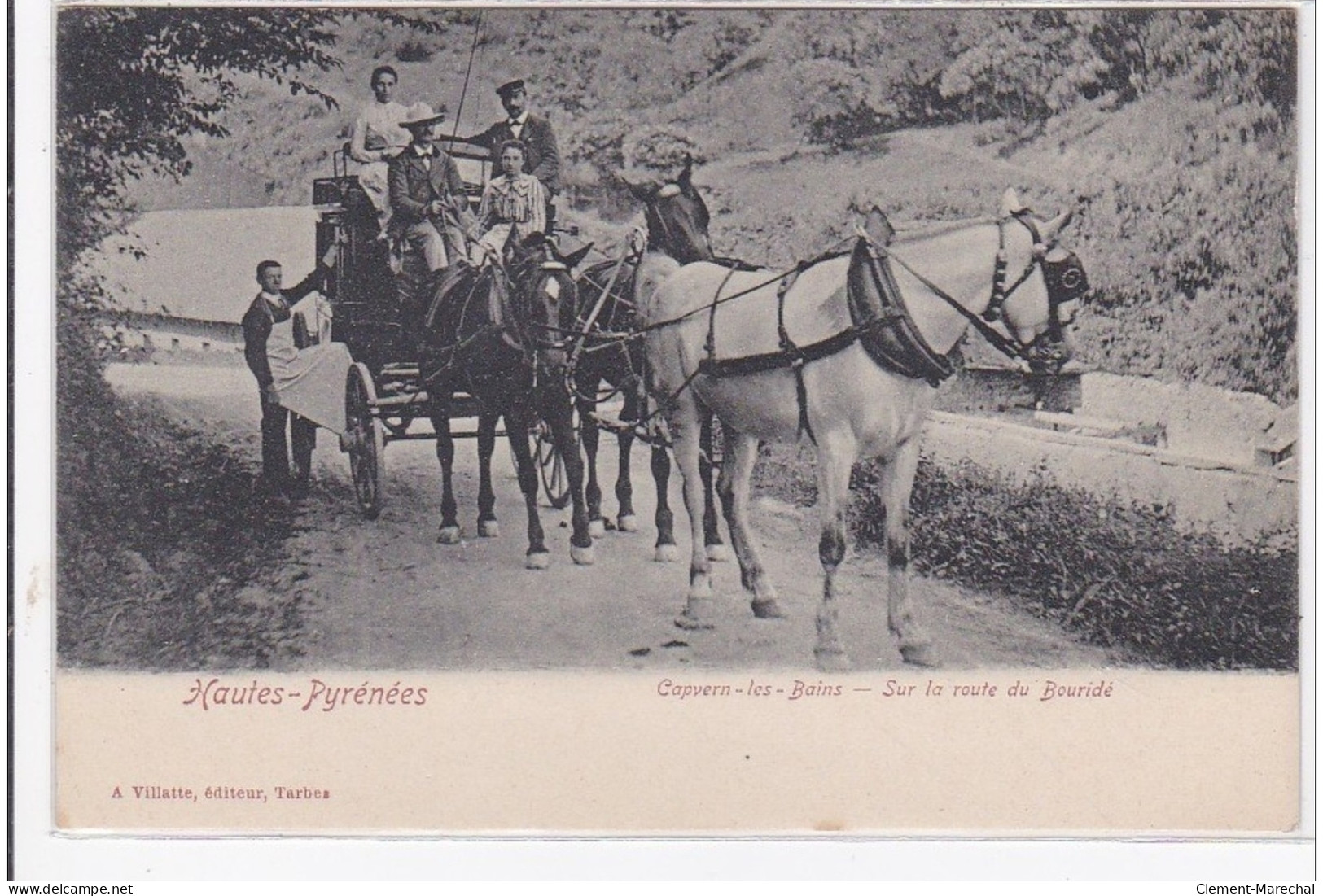 CAPVERN-les-BAINS : Sur La Route Du Bouridé - Très Bon état - Autres & Non Classés