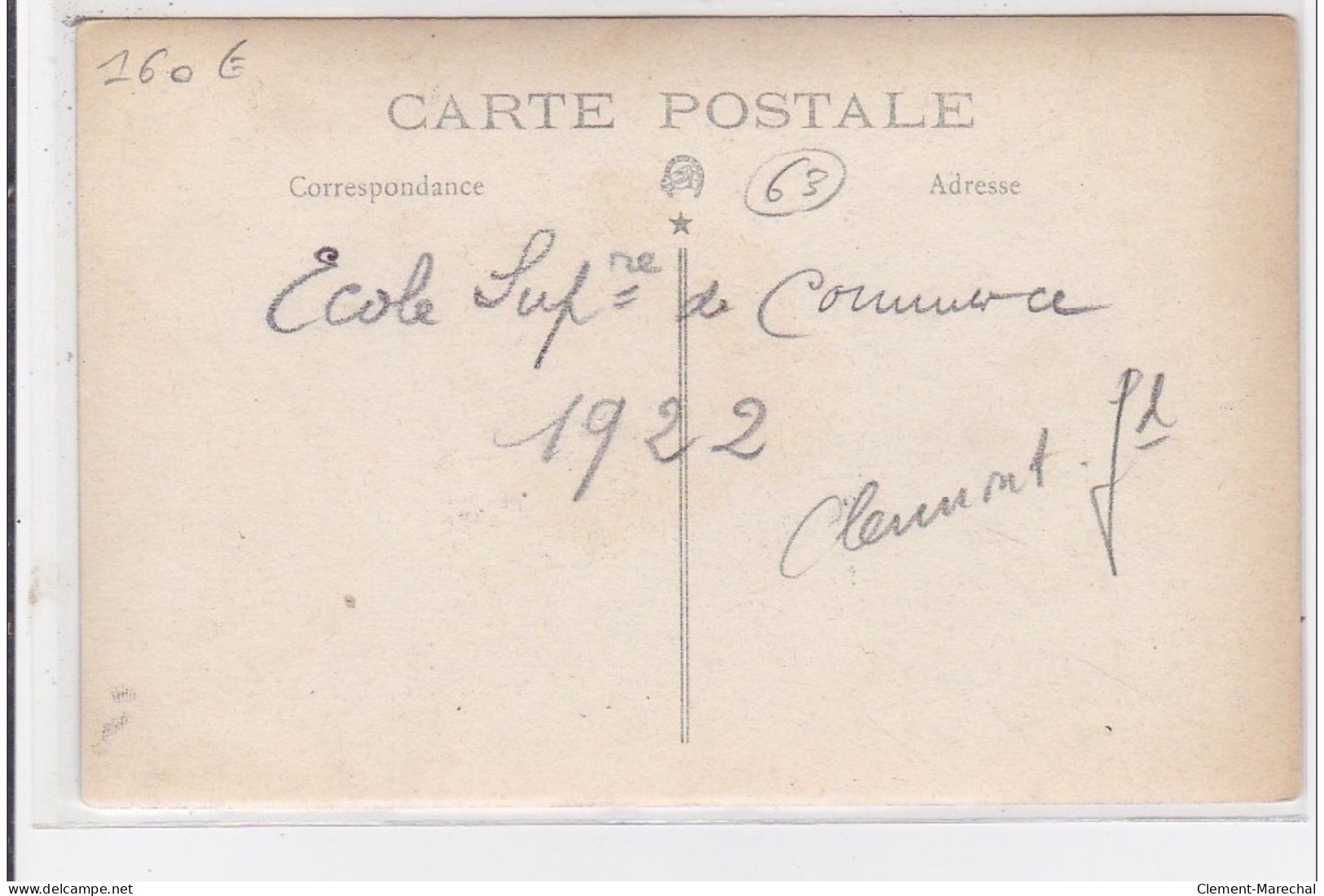 CLERMONT-FERRAND : école Supérieur De Commerce 1922, Combat De Boxe - Très Bon état - Clermont Ferrand