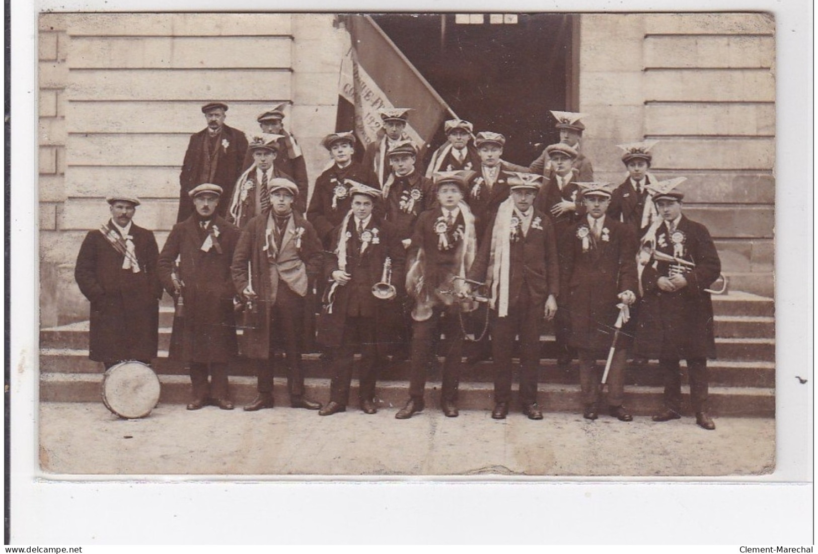 PAS-de-CALAIS : Troupe De Musiciens, Conscrits - Très Bon état - Sonstige & Ohne Zuordnung