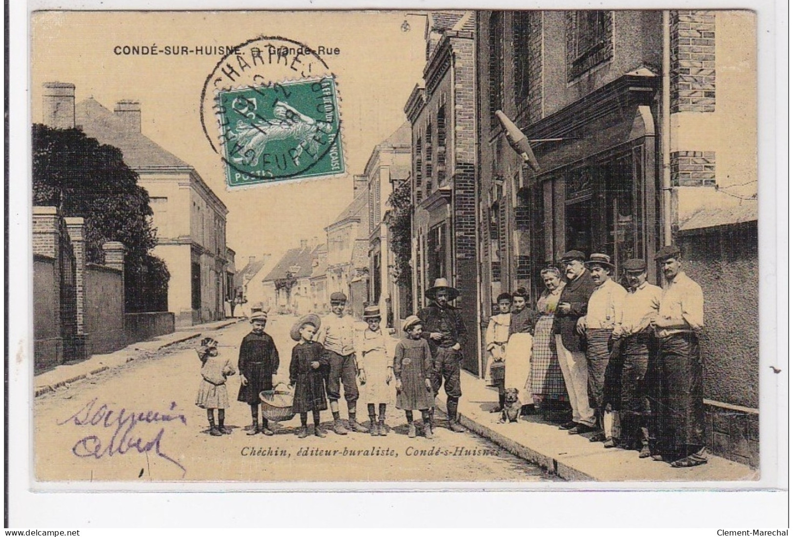 CONDE-sur-HUISE : Grande-rue - Très Bon état - Autres & Non Classés