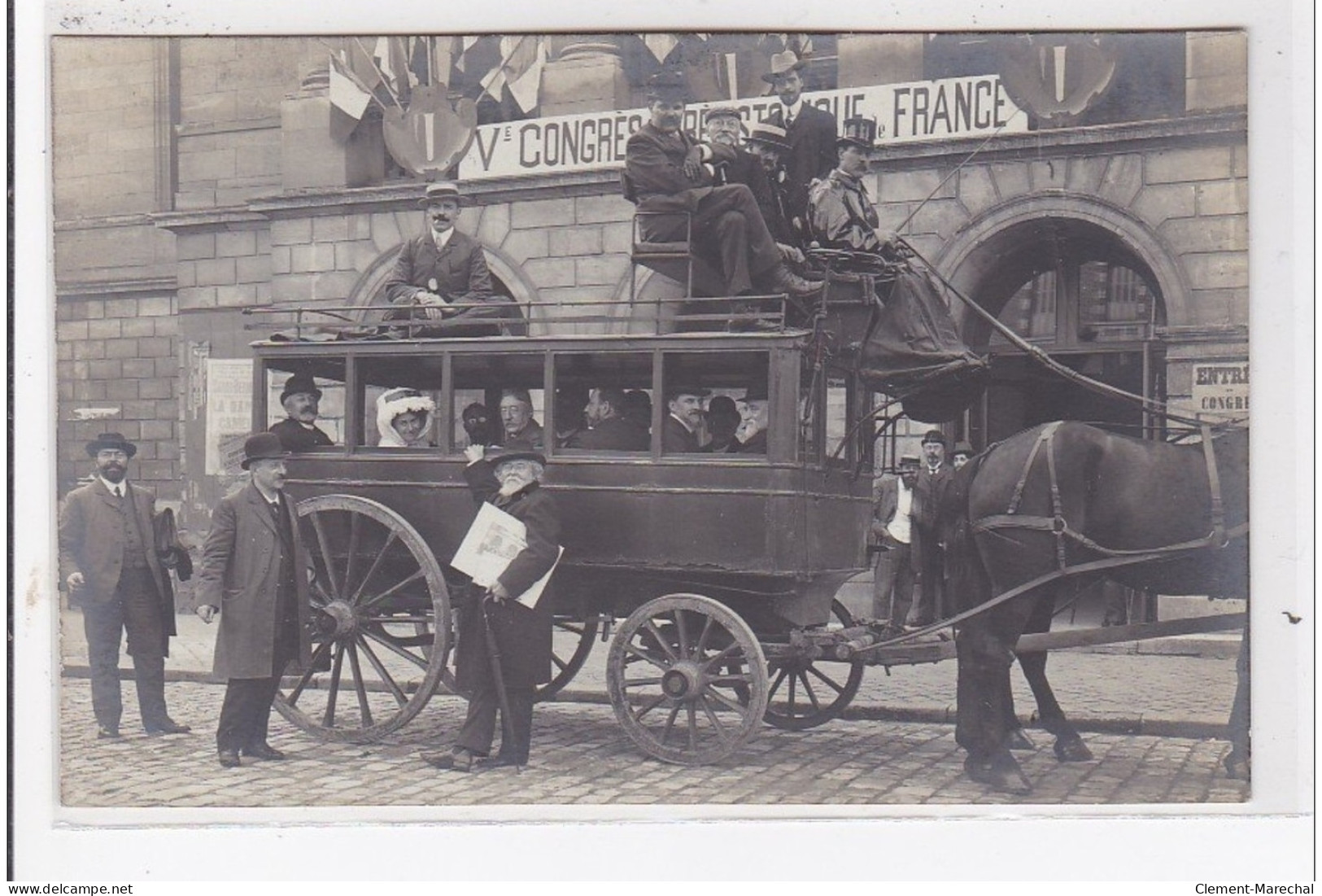 BEAUVAIS : 1909, Entré Du Congrès, Attelage - Très Bon état - Beauvais