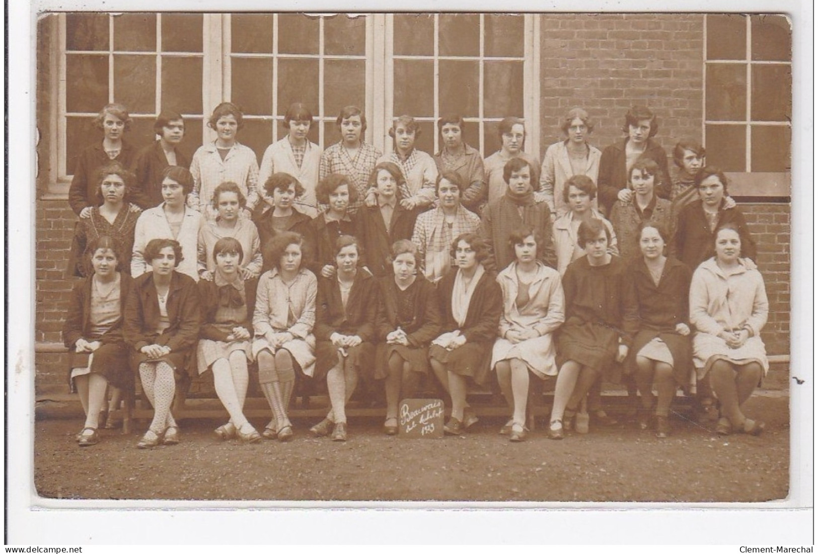 BEAUVAIS : école Michelet, Groupe De Filles - Très Bon état - Beauvais