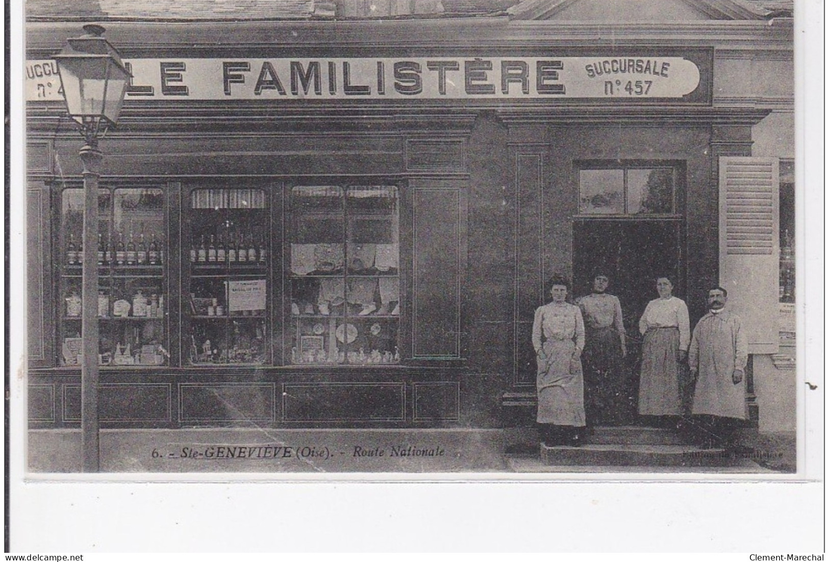 Ste-GENEVIEVE : Le Familistère, Succursale N°457, Route Nationale - Très Bon état - Sainte-Geneviève