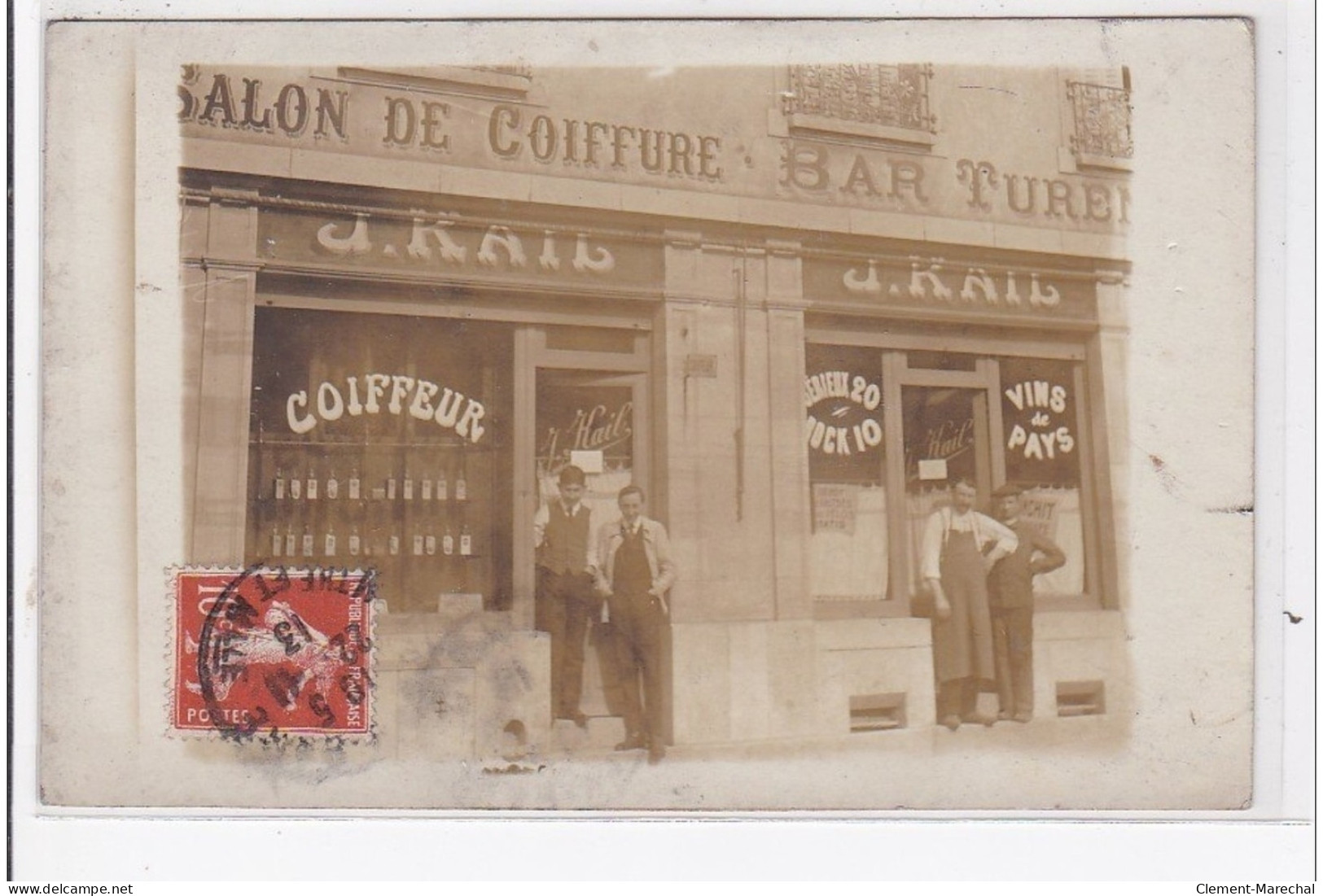 NANCY : Salon De Coiffure, Bar, Personnages - Très Bon état - Nancy