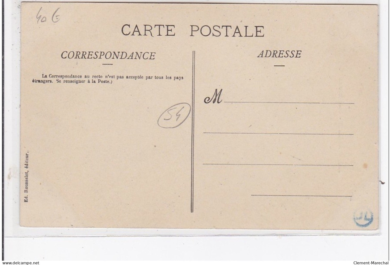 ARRAYE : Café Rousselot, La Frontière Illustrée, Rousselot, Débit Du Tabac, Recette Buraliste - Très Bon état - Otros & Sin Clasificación