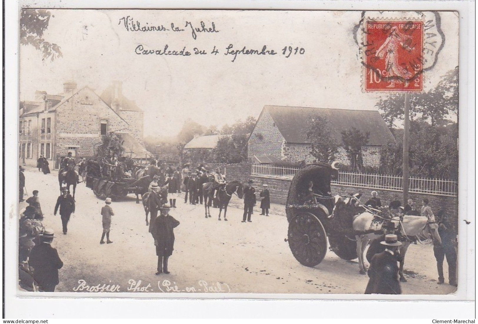 VILLAINE-la-JUHEL : Cavalcade Du 4 Septembre 1910 - Très Bon état - Villaines La Juhel