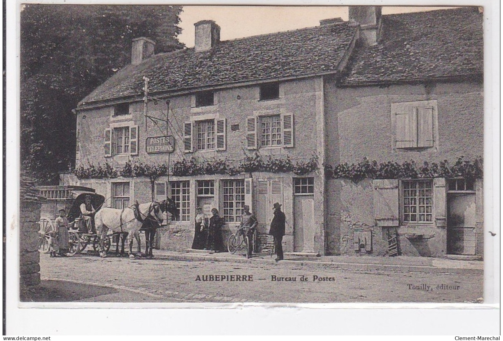 AUBEPIERRE : Bureau De Postes - Très Bon état - Altri & Non Classificati