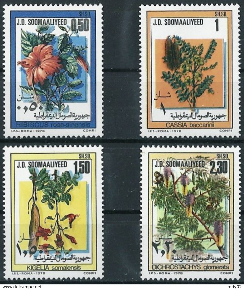 SOMALIE - FLEURS - N° 227 A 230 - NEUF** MNH - Autres & Non Classés