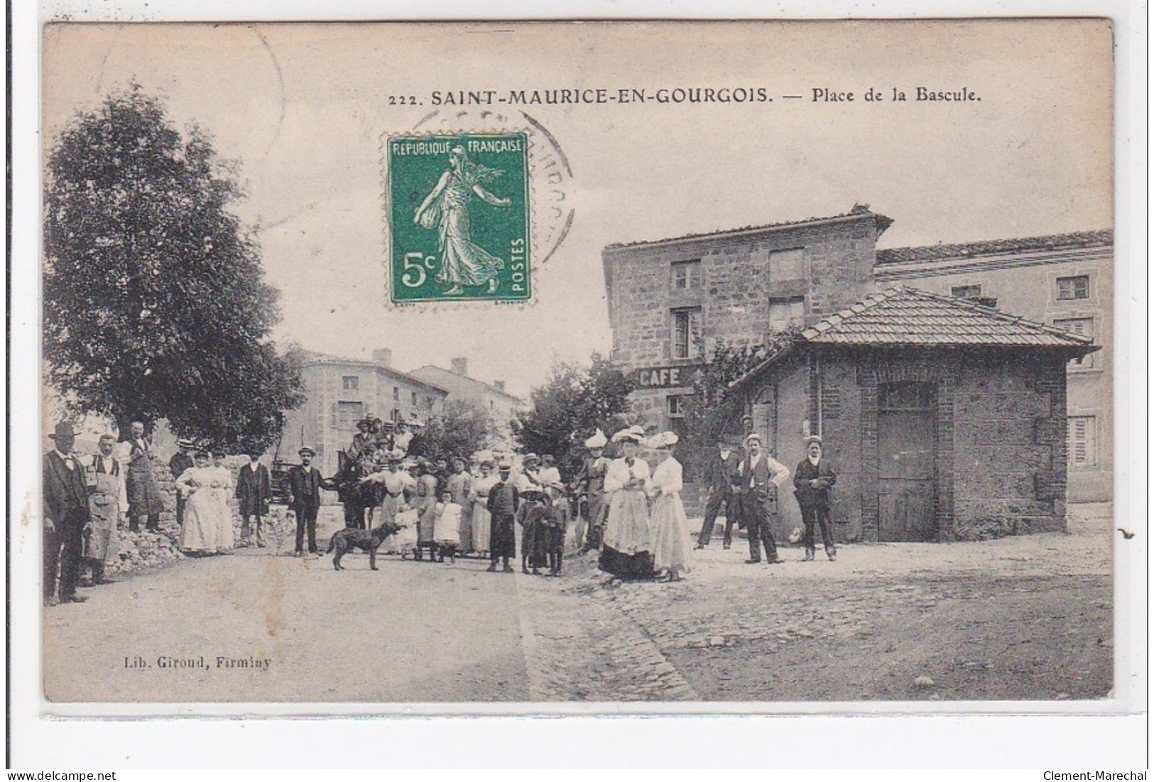 St-MAURICE-en-GOURGOIS : Place De La Bascule - Très Bon état - Andere & Zonder Classificatie