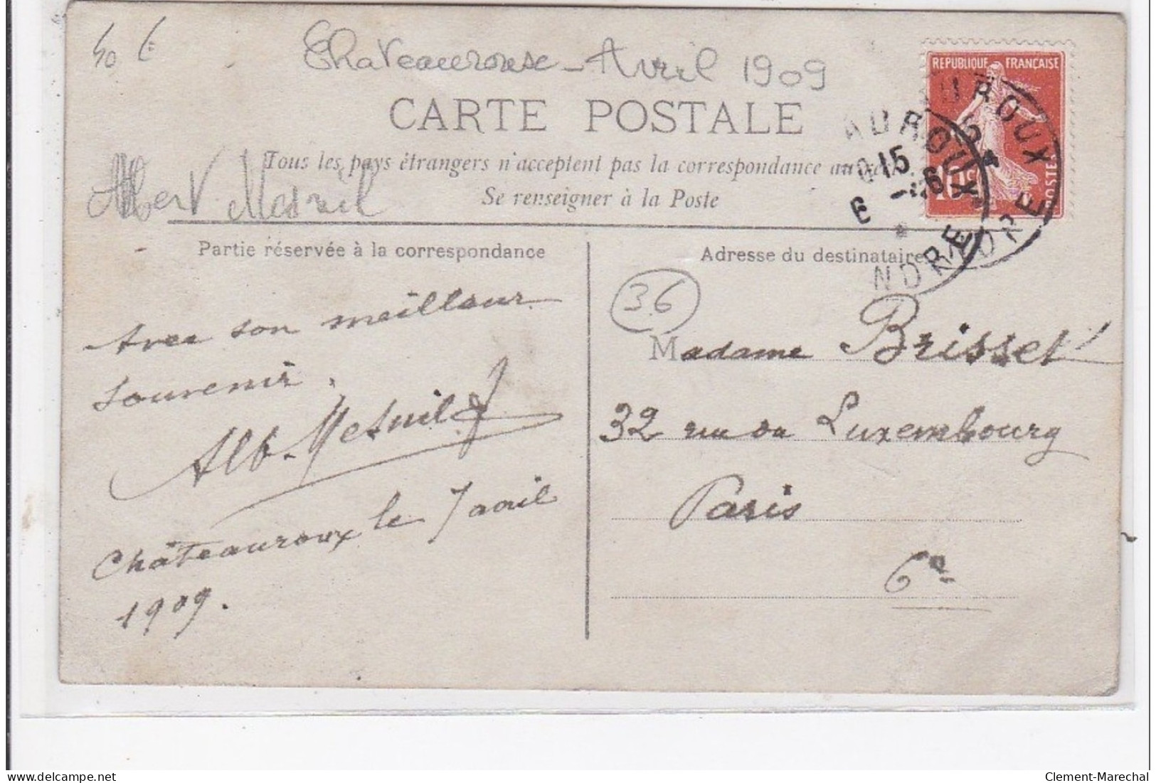 CHATEAUROUX : Avril 1909, Militaires - Très Bon état - Chateauroux