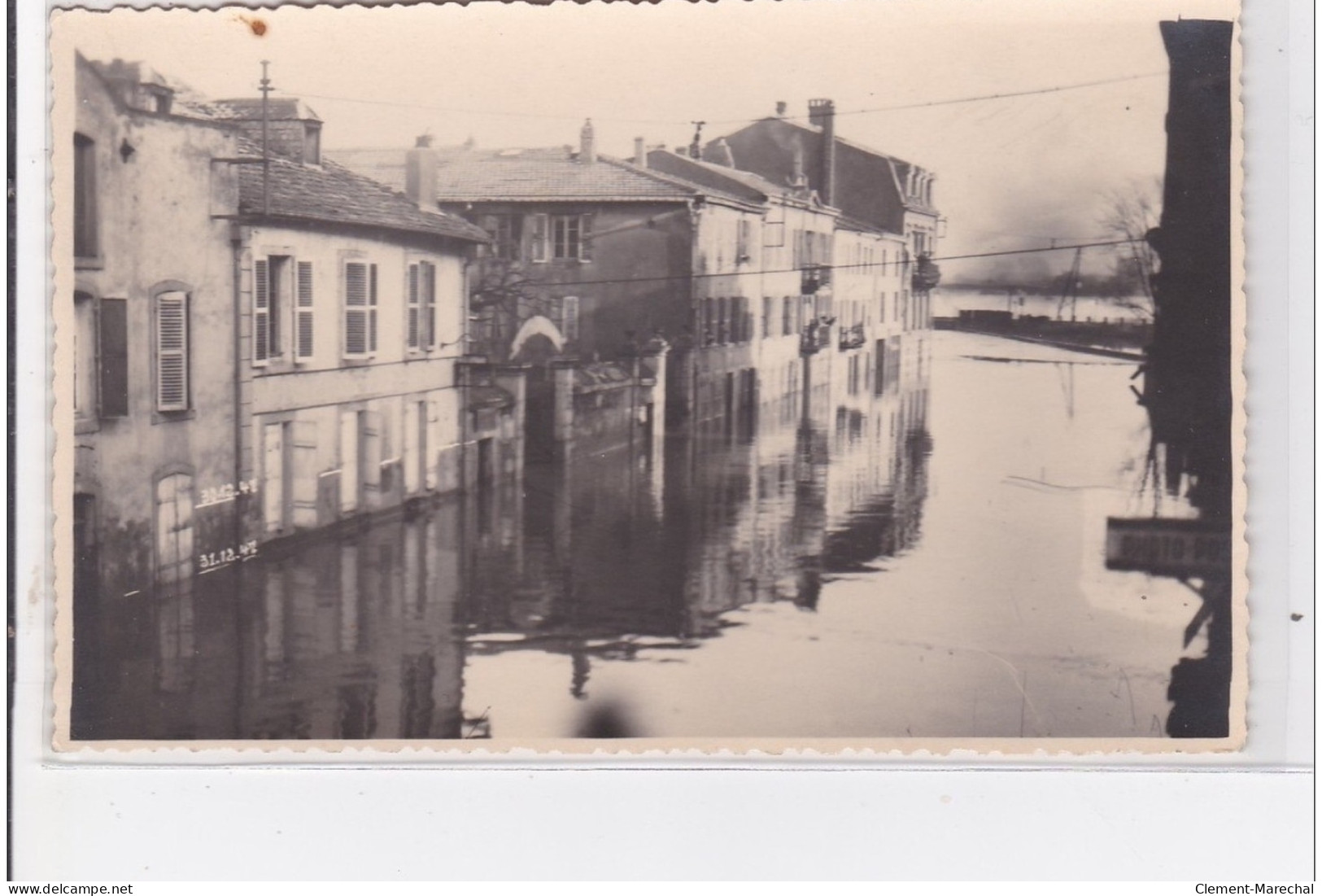 LONGEVILLE LES METZ: Carte Photo Inondations En 1947 - Tres Bon Etat - Otros & Sin Clasificación