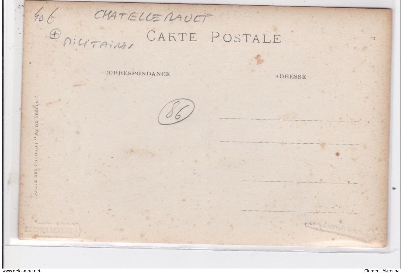 CHATELLERAULT : Militaires, 69 Reg. Ter. Sous-officiers 15e Cie - Tres Bon Etat - Chatellerault