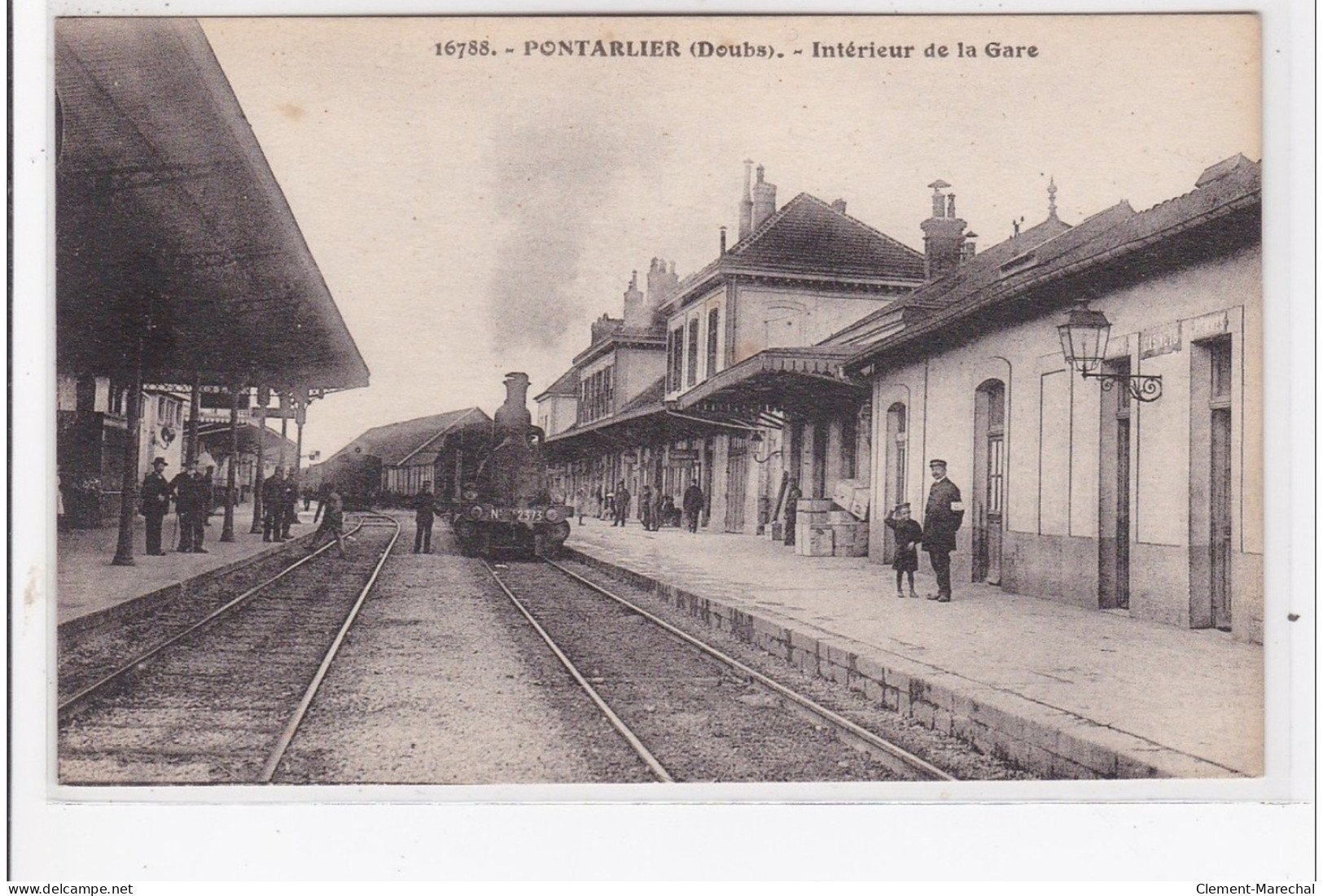 PONTARLIER : Intérieur De La Gare - Très Bon état - Pontarlier