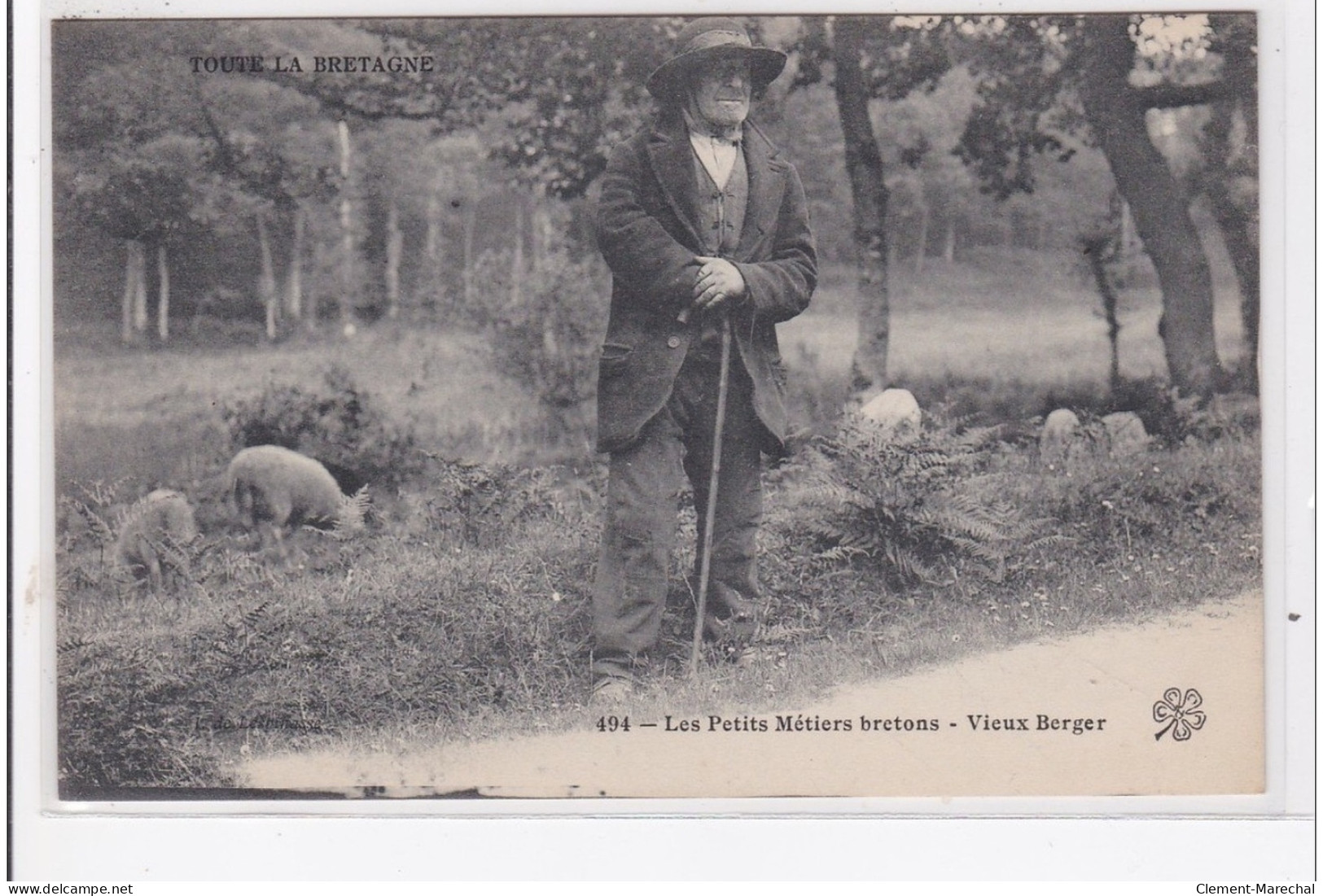 TONQUEDEC : Les Petits Metiers Bretons, Vieux Berger - Tres Bon Etat - Tonquédec