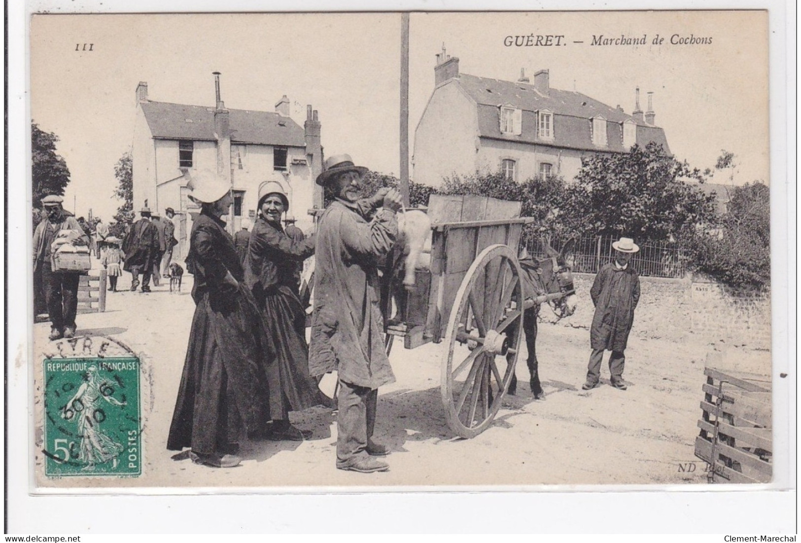 GUERET : Marchand De Cochons - Très Bon état - Guéret