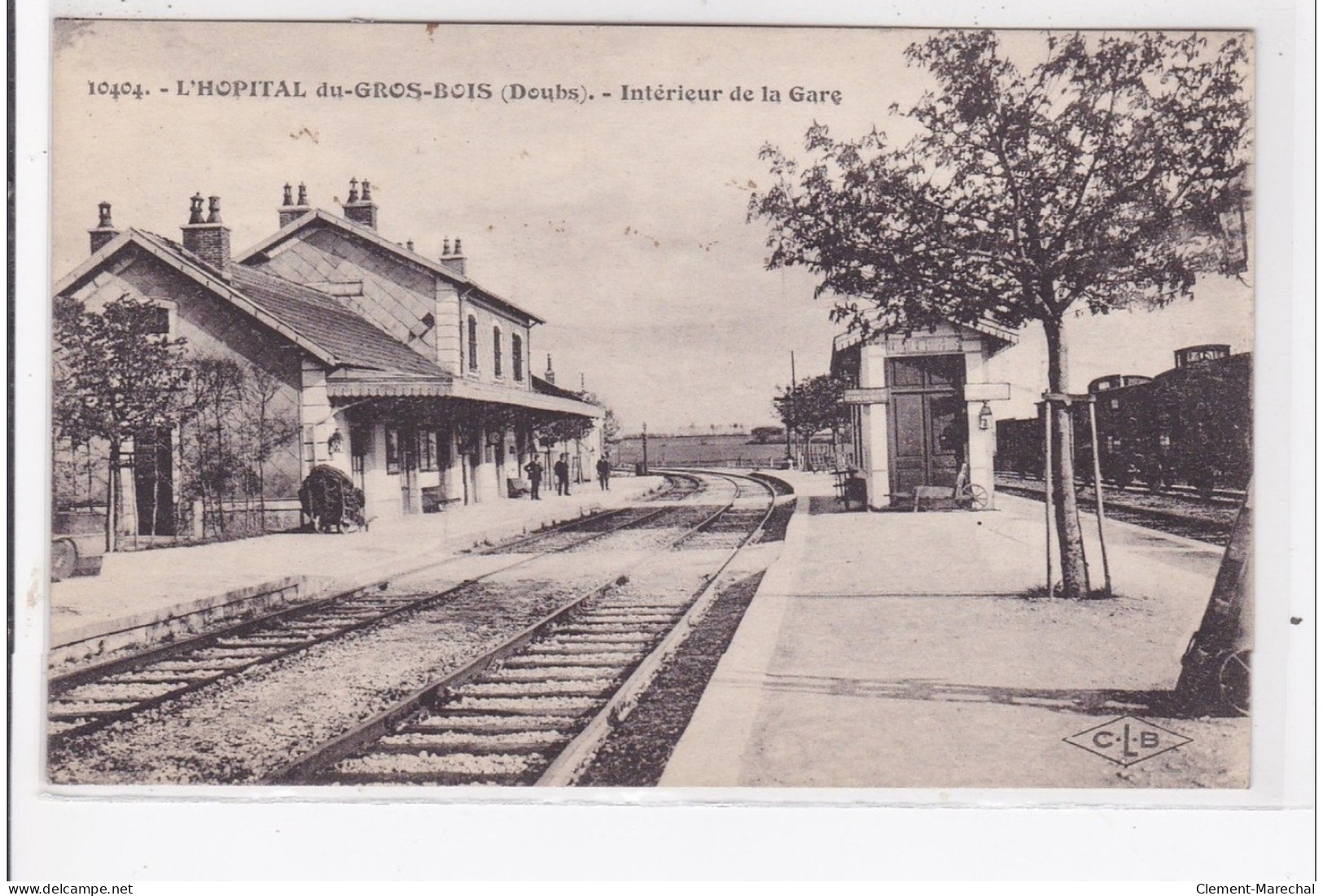 L'HOPITAL Du-GROS-BOIS : L'hopital Du Gros Bois, Interieur De La Gare - Tres Bon Etat - Sonstige & Ohne Zuordnung