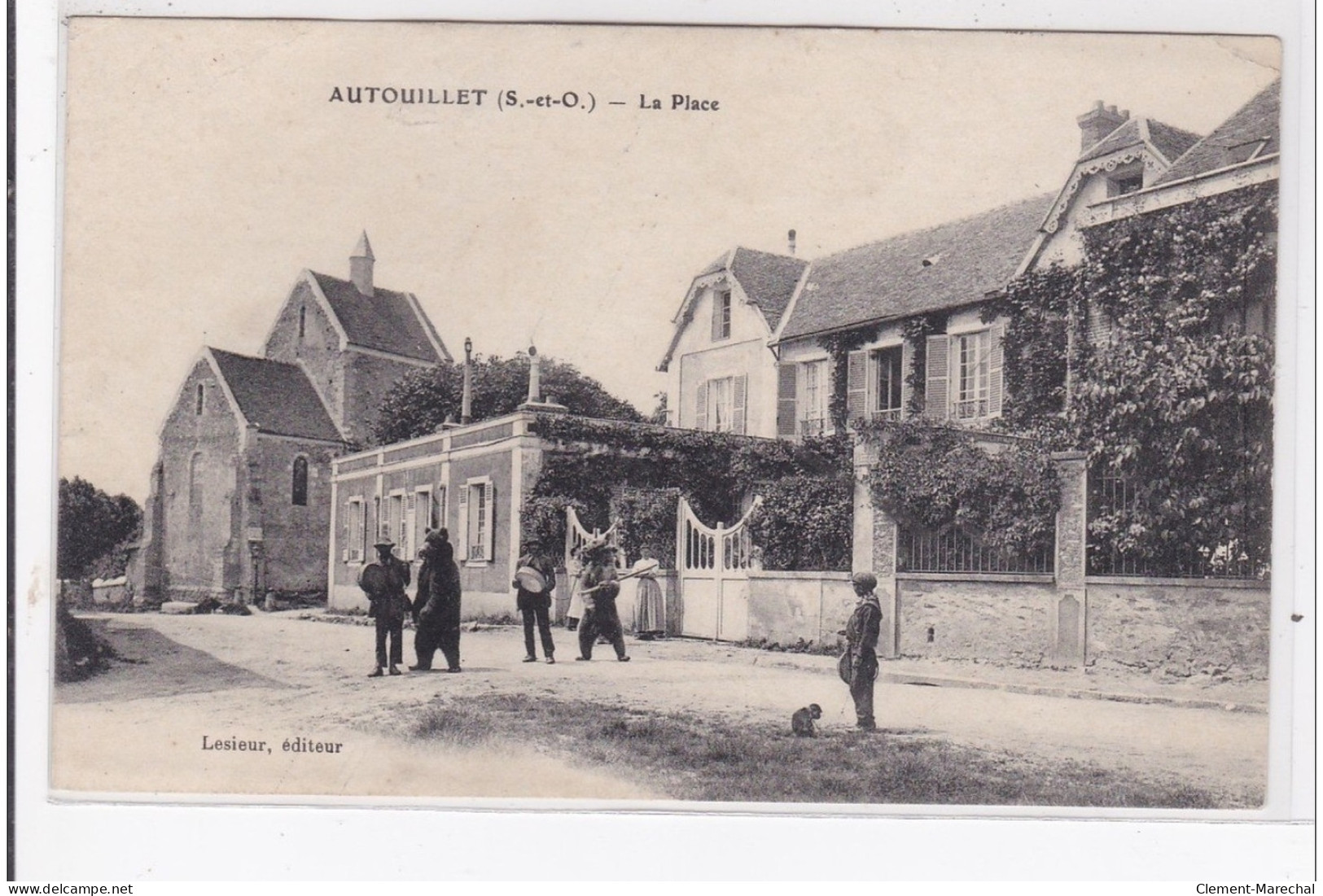 AUTOUILLET : La Place, Montreurs D'ours - Etat - Sonstige & Ohne Zuordnung