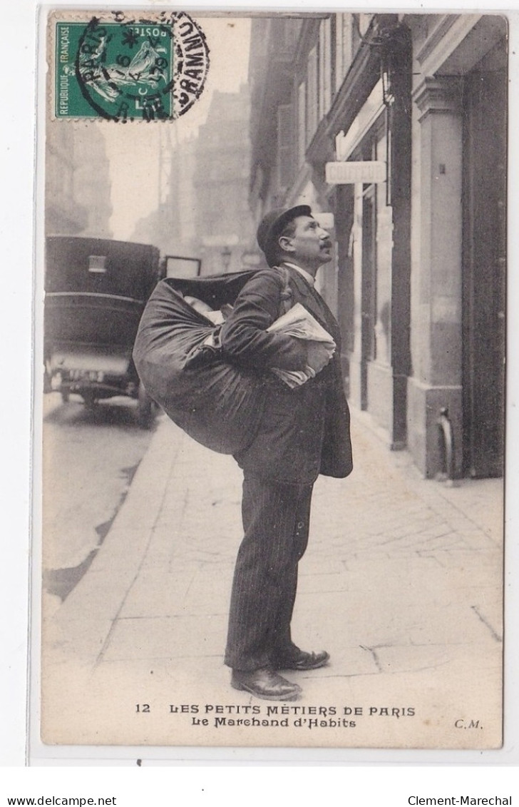 LES PETITS METIERS DE PARIS : Le Marchand D'habits (éditeur MALCUIT) - Très Bon état - Artisanry In Paris