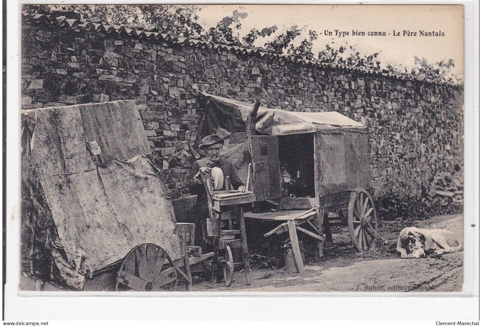 CHOLET : Le Père Nantais (un Type Bien Connu) - Rémouleur - Très Bon état - Cholet