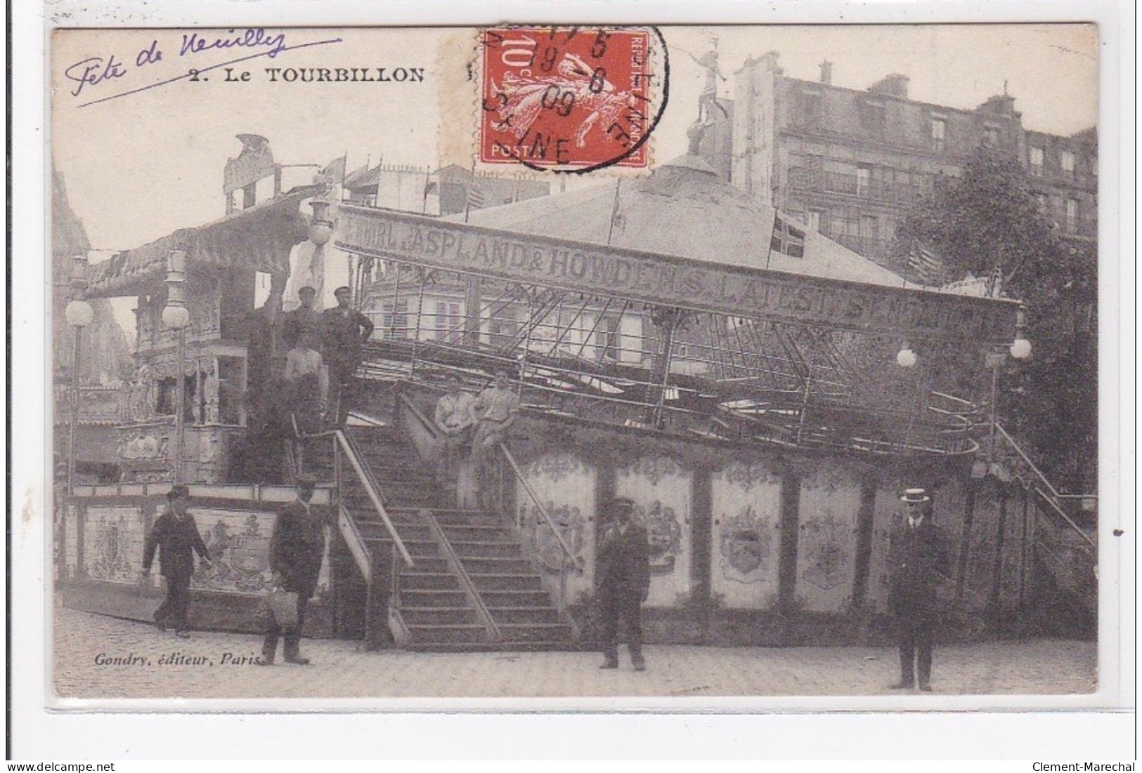 NEUILLY SUR SEINE : Le Tourbillon (attraction Aux Fêtes De Neuilly) (Gondry éditeur) - Très Bon état - Neuilly Sur Seine