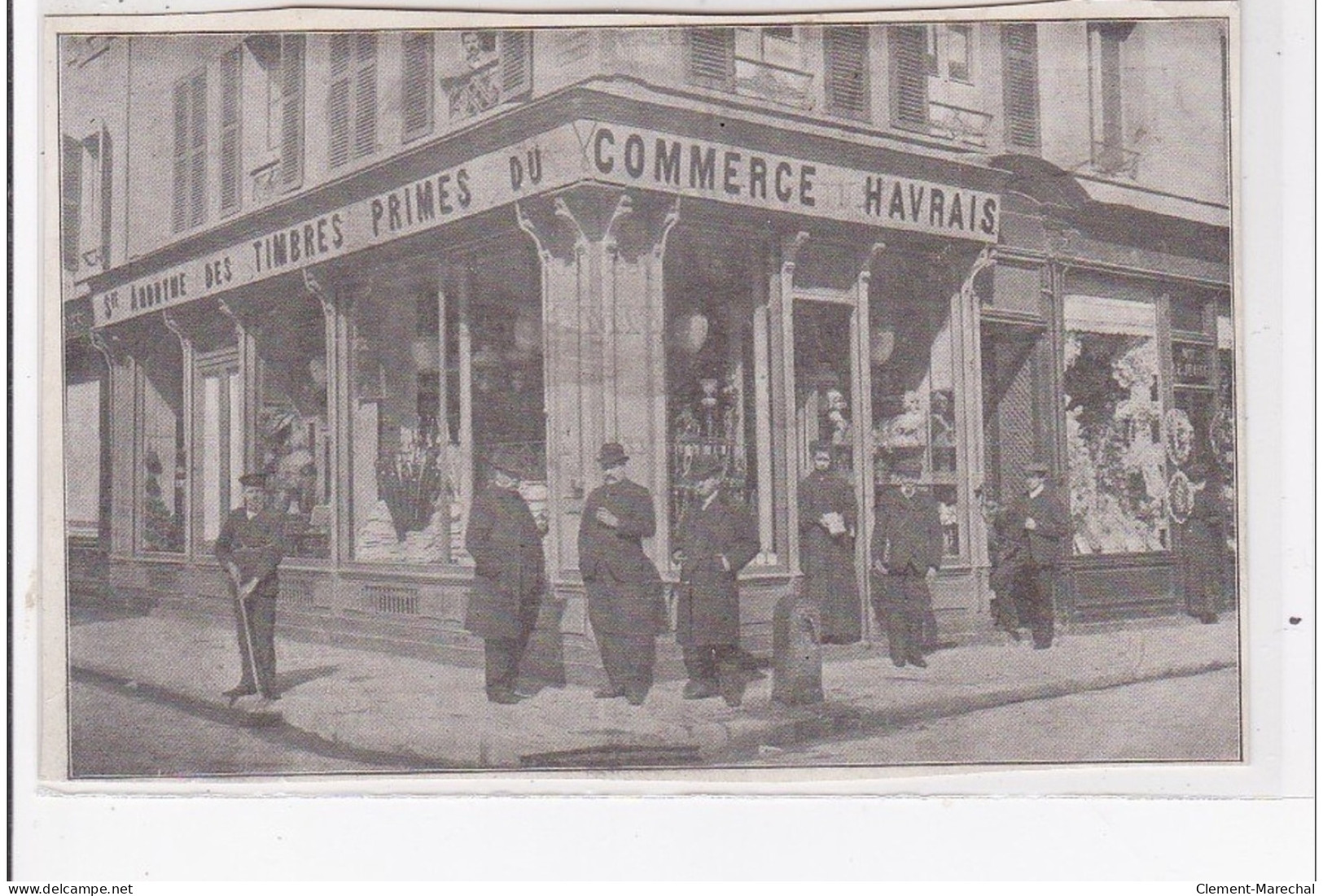 LE HAVRE : Les Timbres Primes Du Commerce Havrais (carton Format Cpa Mal Coupé) - Très Bon état - Unclassified