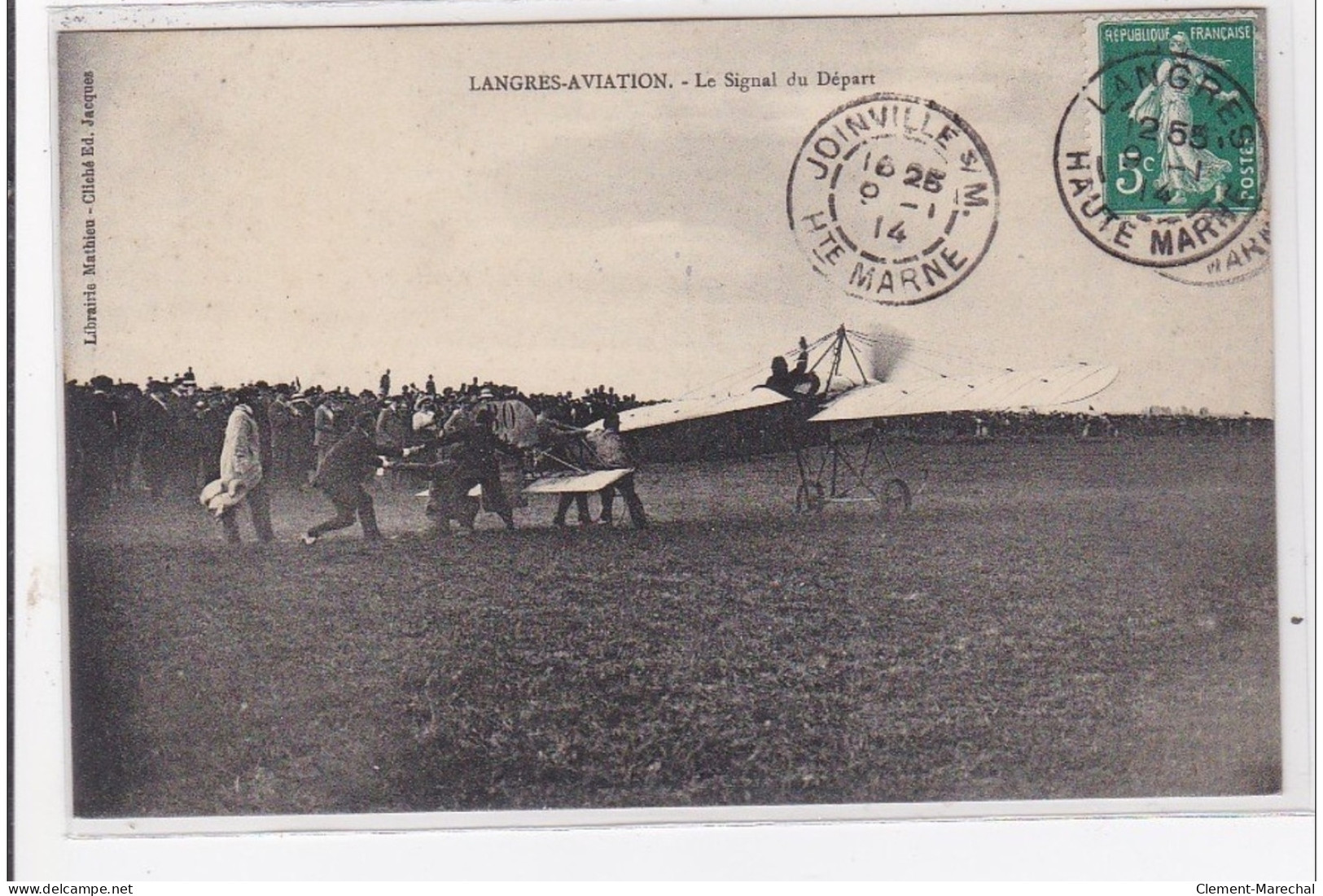 LANGRES : AVIATION - Le Signal Du Départ - Très Bon état - Langres