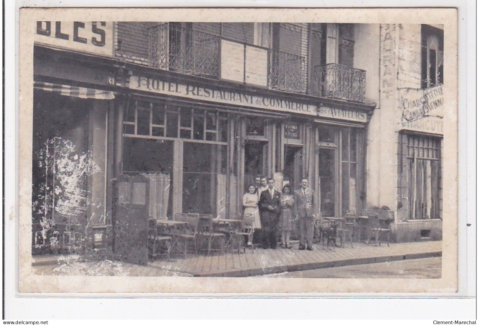 LE BOURGET : Hôtel Restaurant Du Commerce - état - Le Bourget