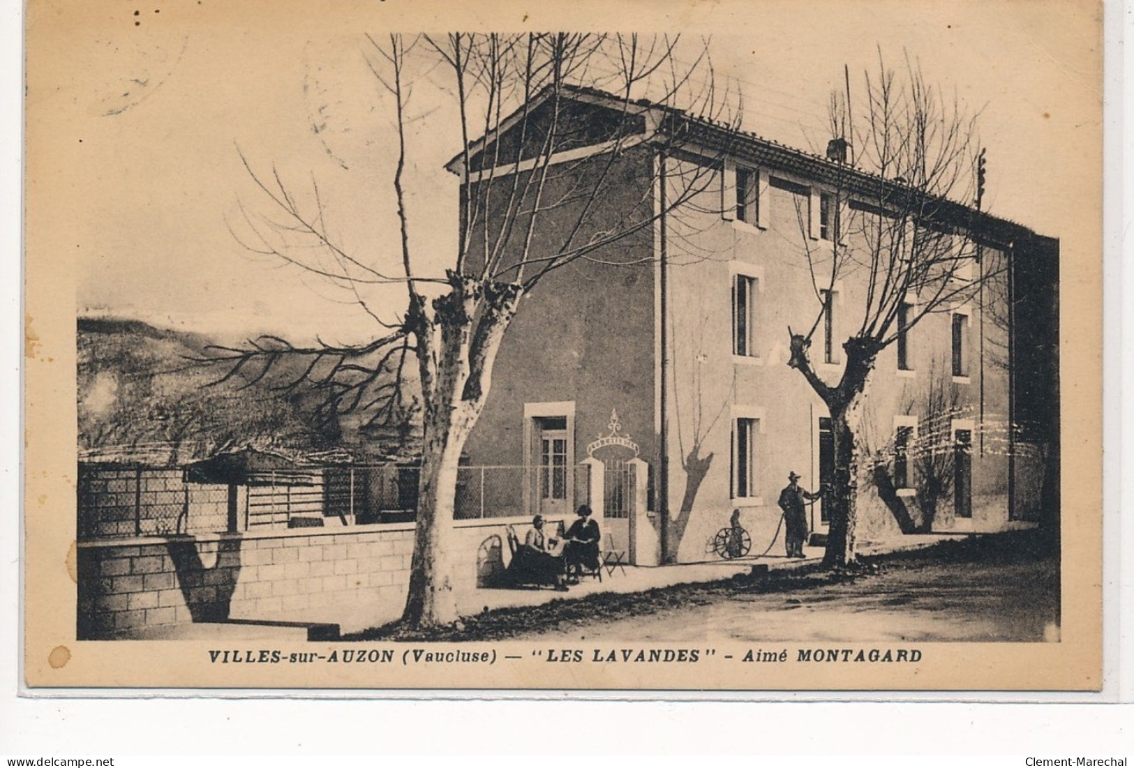 VILLES-sur-AUZON : "les Lavandes" Aimé Montagnard - Etat - Autres & Non Classés