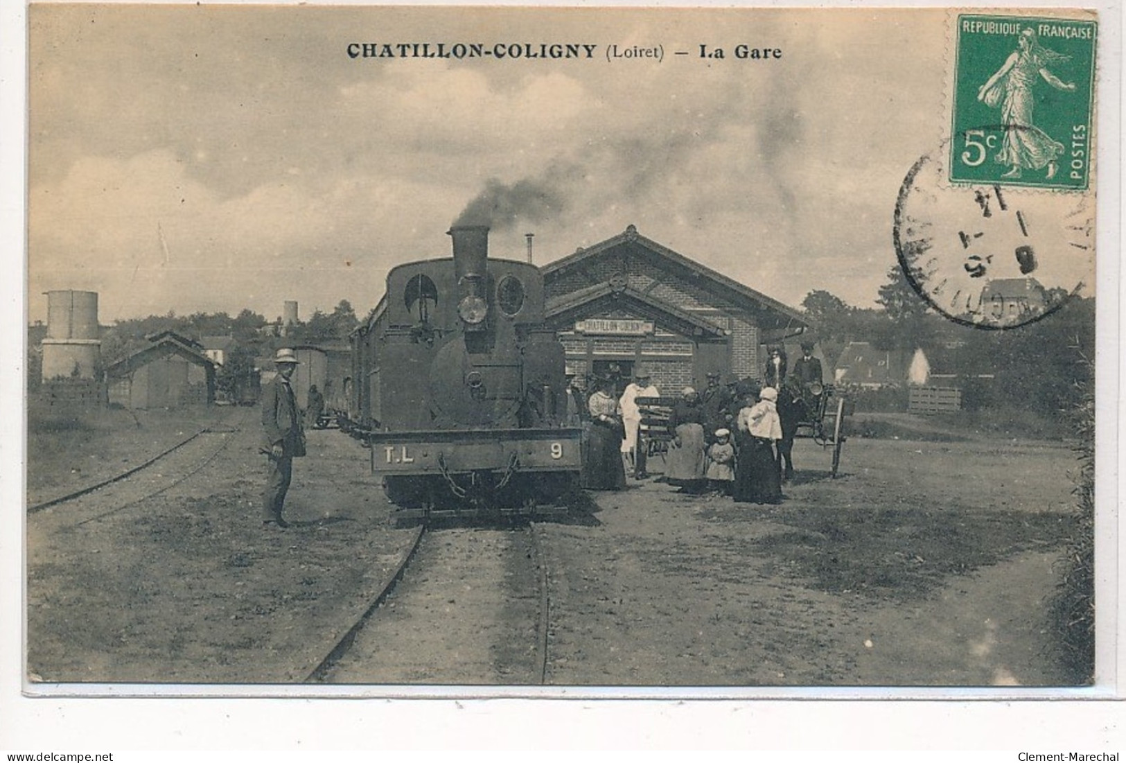 CHATILLON-COLIGNY : La Gare - Tres Bon Etat - Chatillon Coligny