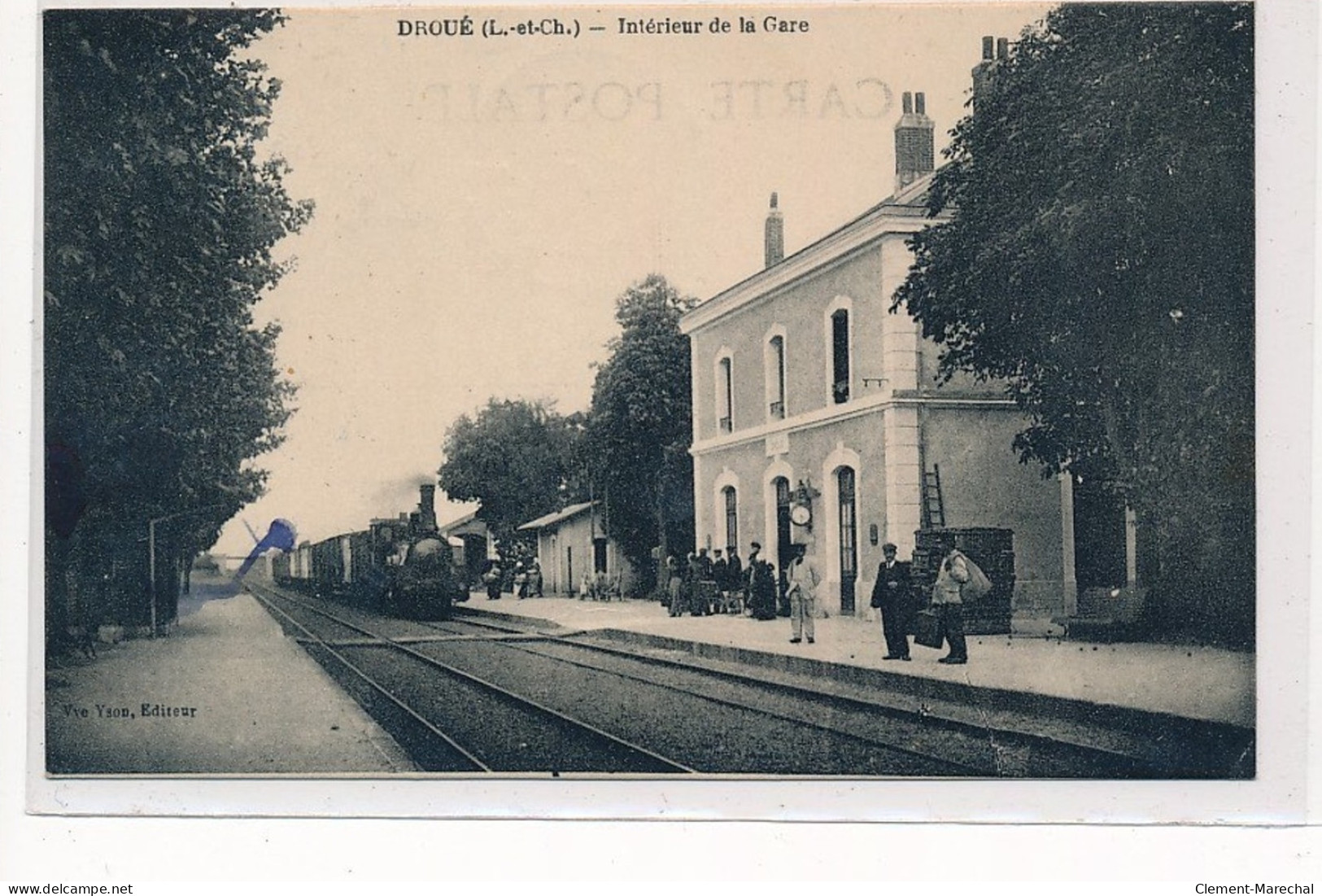 DROUE : Interieur De La Gare - Tres Bon Etat - Droue
