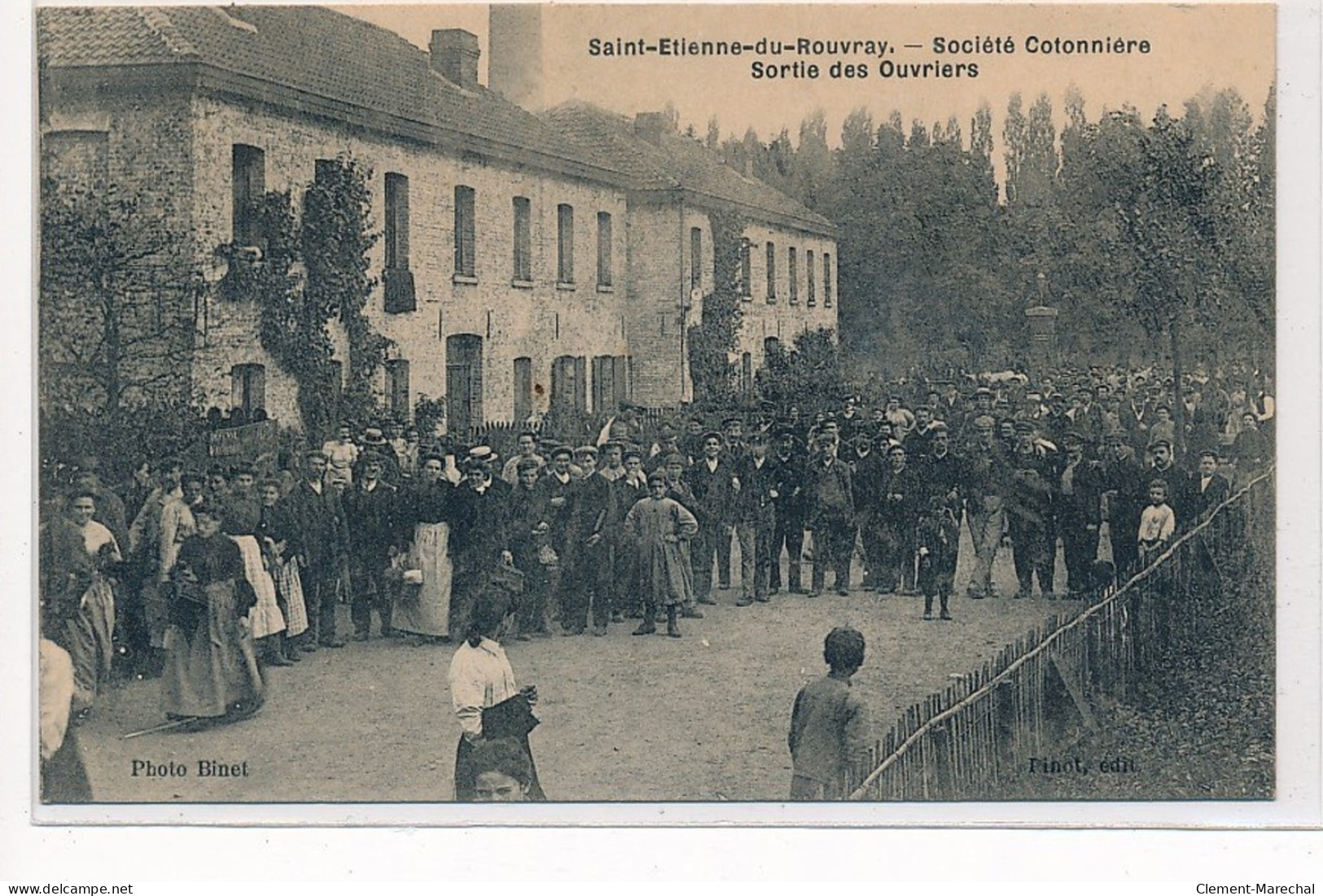 SAINT-ETIENNE-du-ROUVRAY : Société Cotonniere, Sortie Des Ouvriers - Tres Bon Etat - Saint Etienne Du Rouvray