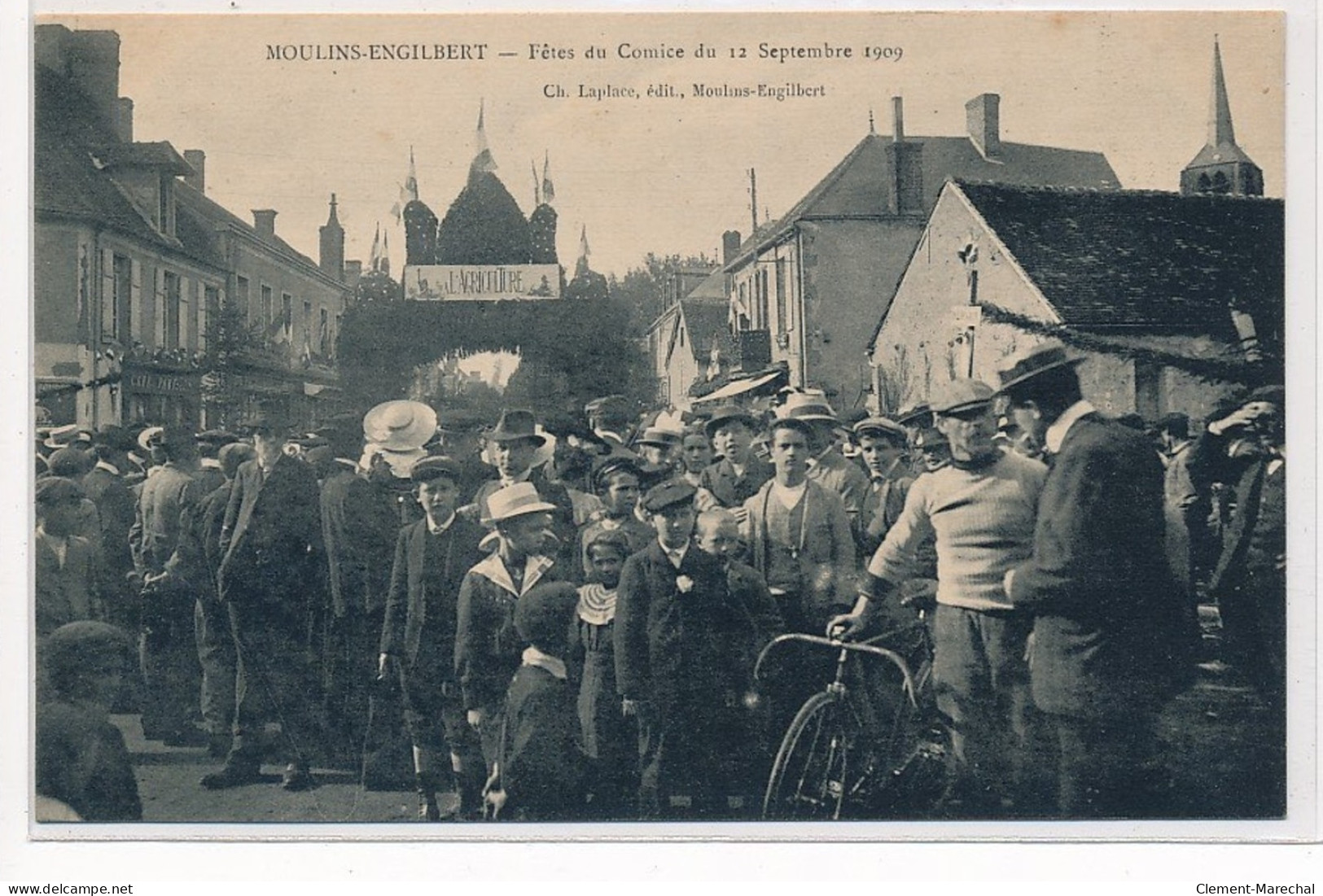 MOULINS-ENGILBERT : Fetes Du Comice Du 12 Septembre 1909 - Moulin Engilbert