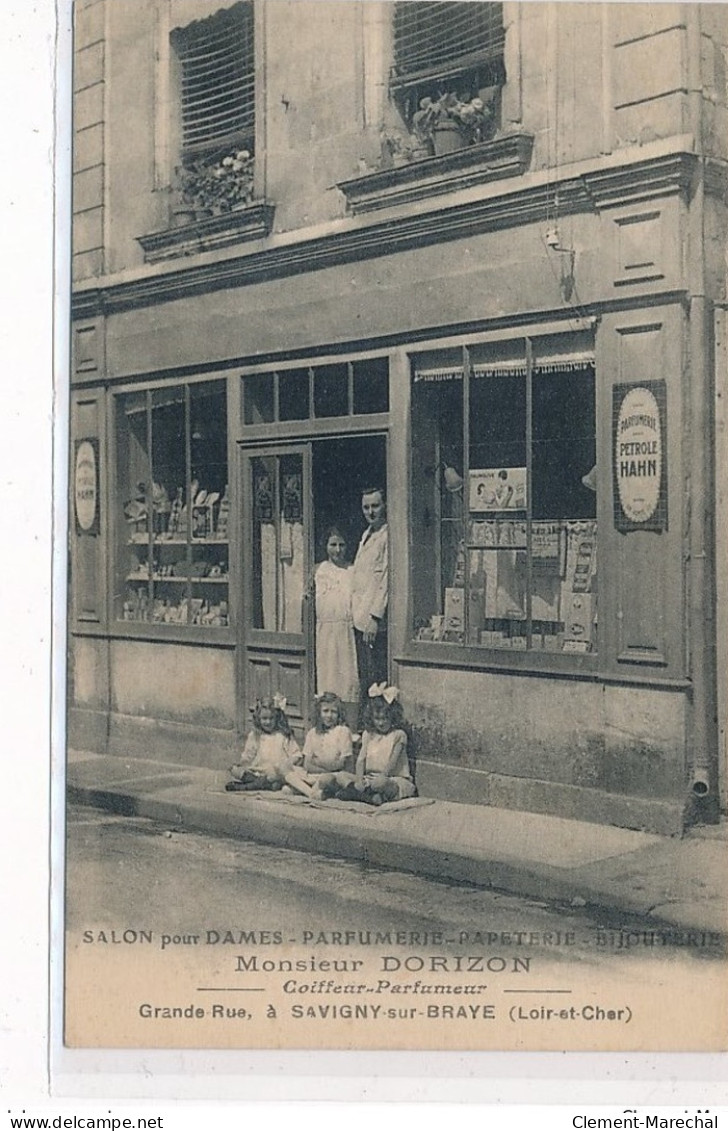 SAVIGNY-sur-BRAYE : Salon Pour Dames Parfumerie Papeterie Bijouterie Monsieur Dorizon - Tres Bon Etat - Autres & Non Classés