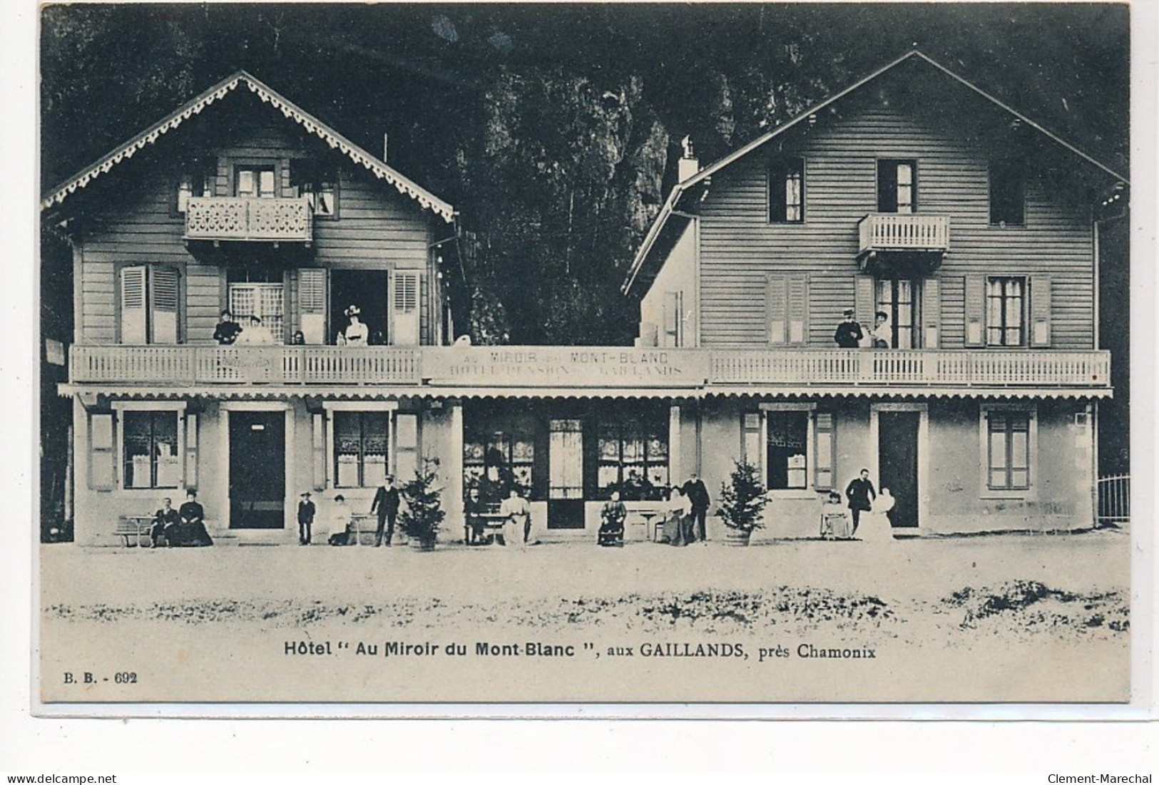 GAILLANDS : Hotel "au Miroir Du Mont-blanc" - Tres Bon Etat - Sonstige & Ohne Zuordnung