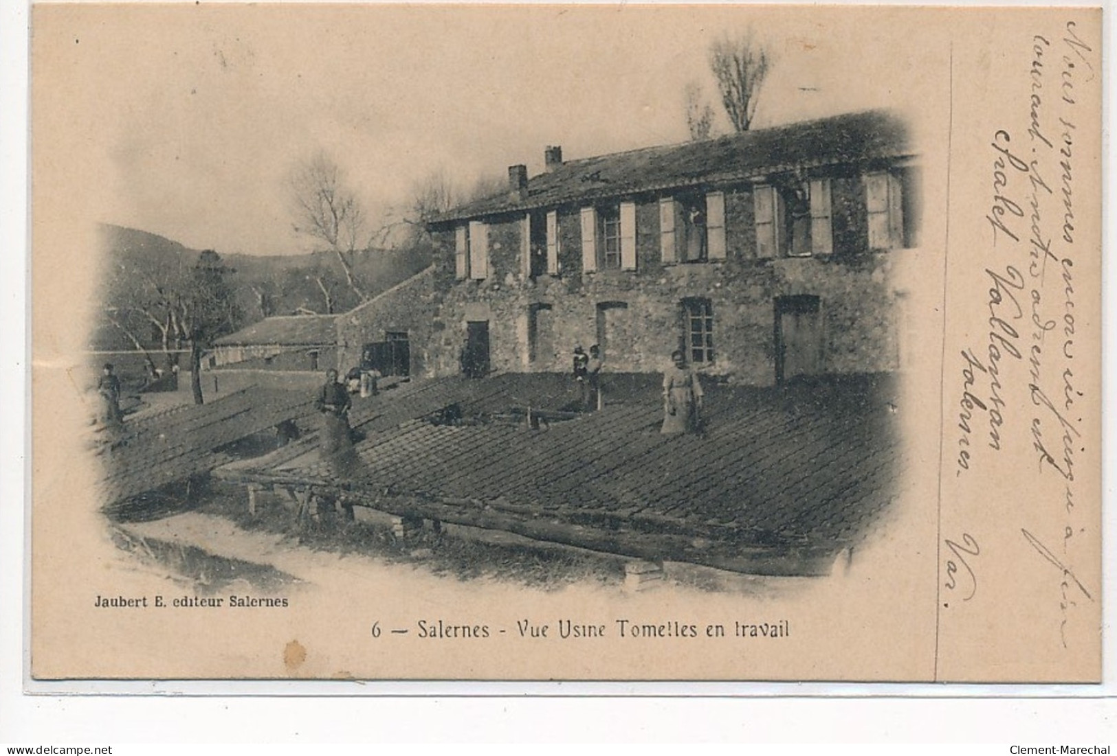 SALERNES : Vue Usine Tomelles En Travail - Tres Bon Etat - Andere & Zonder Classificatie