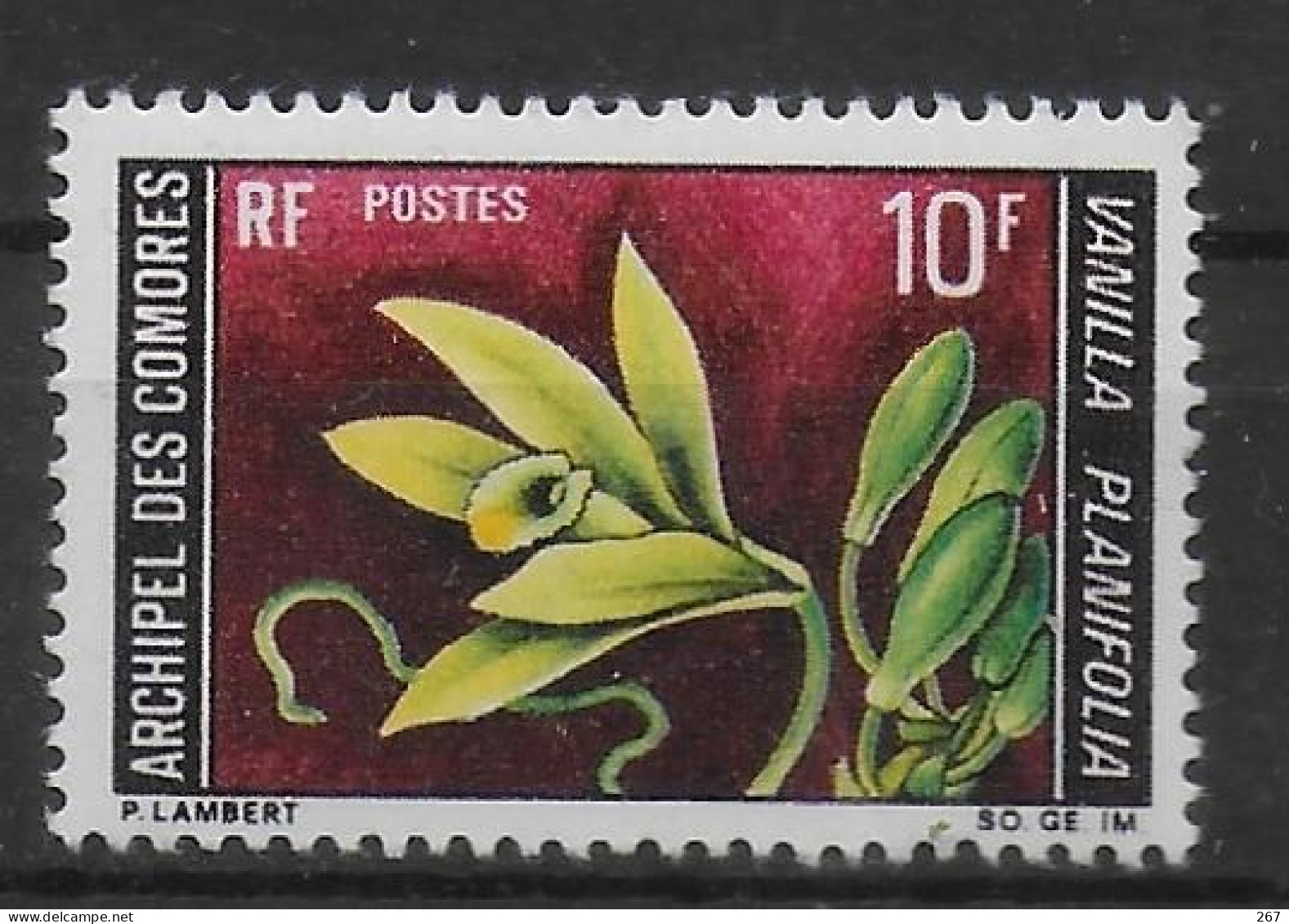 COMORES  N° 53 * *  Fleurs - Other & Unclassified