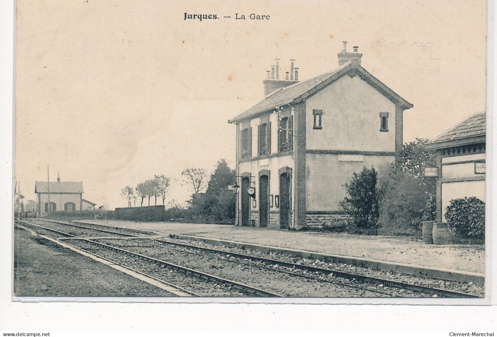 JURQUES : La Gare - Tres Bon Etat - Autres & Non Classés