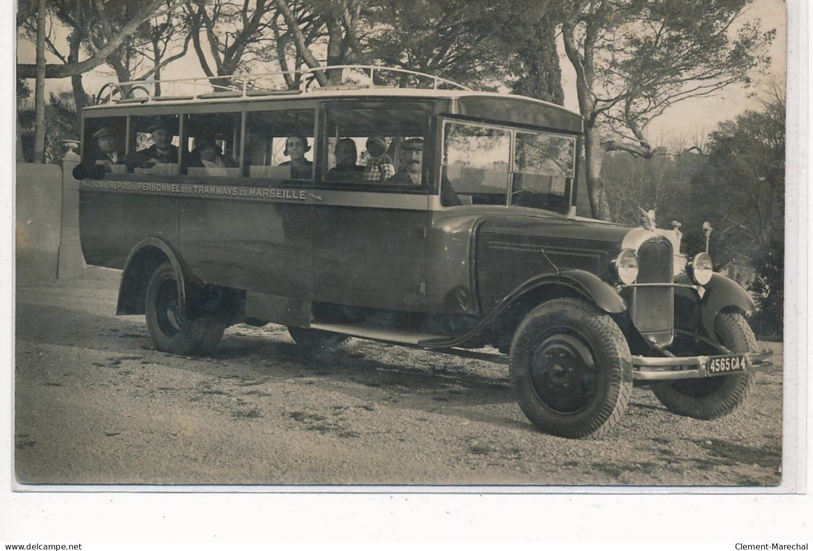 MARSEILLE : Autobus, Maison De Repos Du Personnel Des Tramways De Marseille - Tres Bon Etat - Non Classés