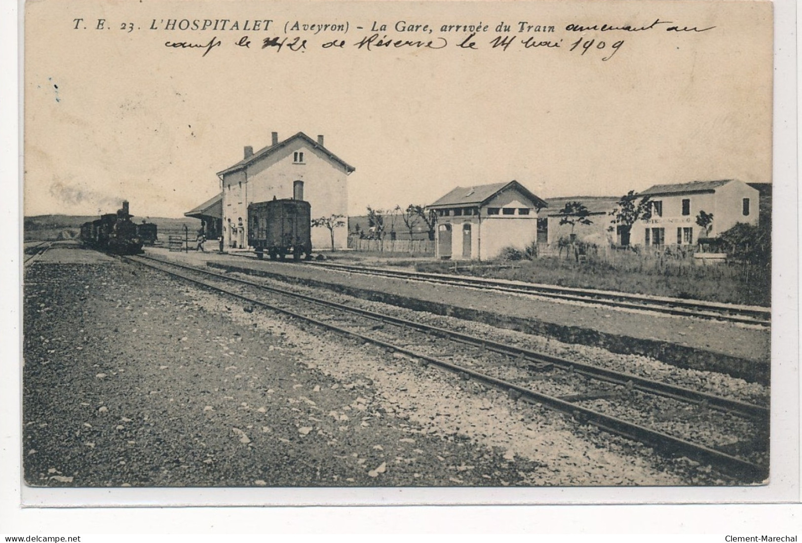 L'HOSPITALET : La Gare, Arrivée Du Train - Tres Bon Etat - Other & Unclassified