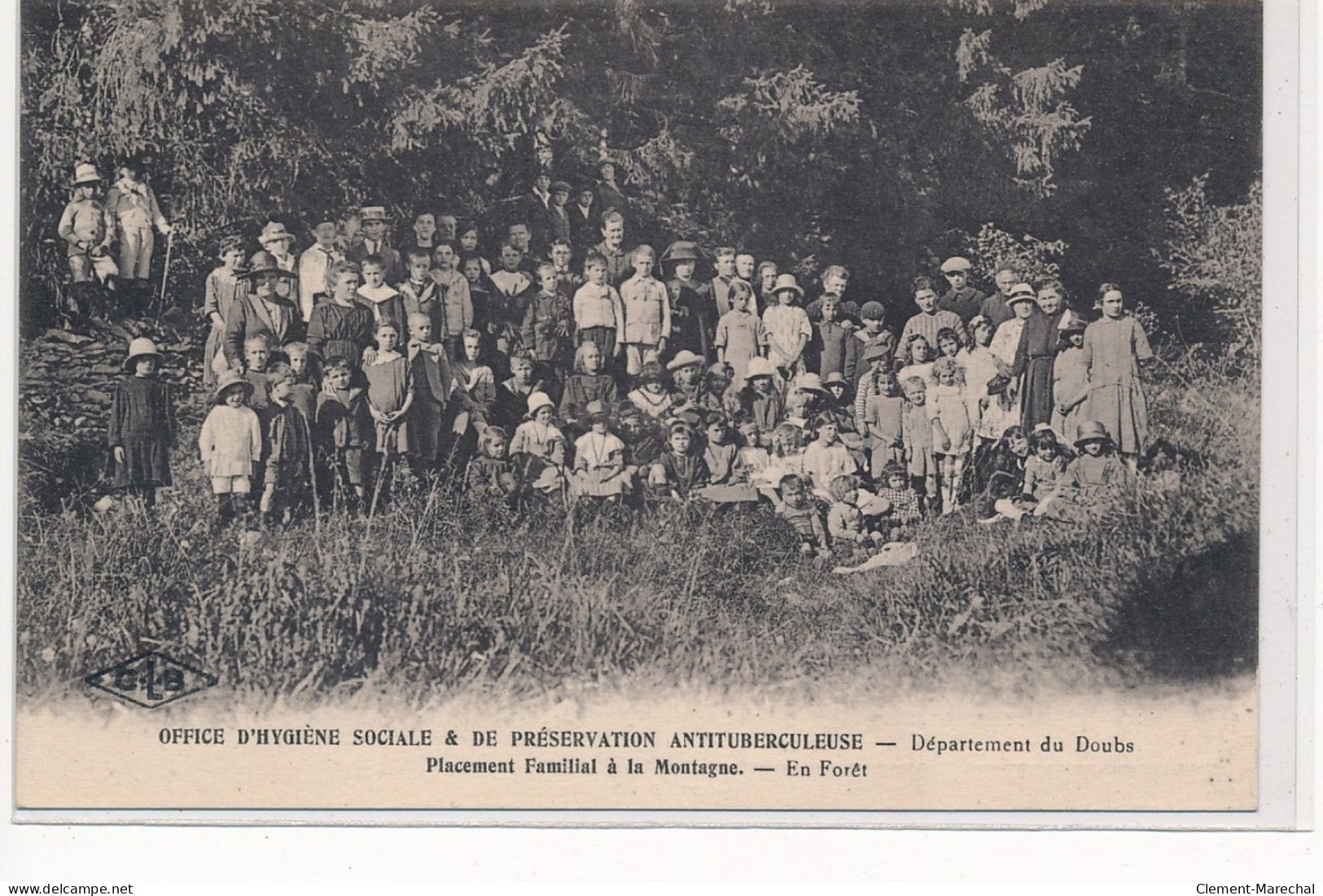 DOUBS : Office D'hygiene Sociale & De Preservation Antituberculeuse Placement Familial à La Montagne - Tres Bon Etat - Autres & Non Classés