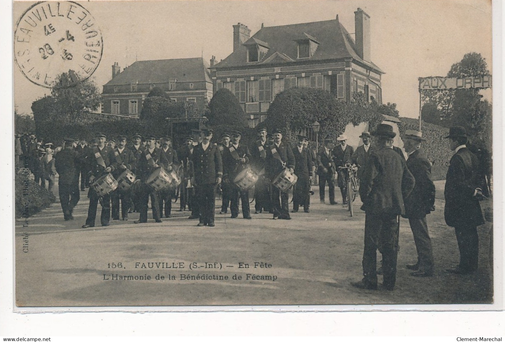 FAUVILLE : En Fete L'harmonie De La Benedictine De Fecamp - Etat - Other & Unclassified