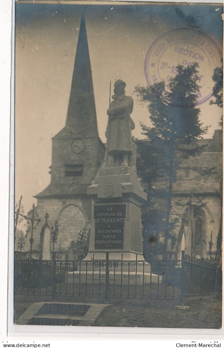 SAINT-MAXENT : Monument Aux Morts - Tres Bon Etat - Sonstige & Ohne Zuordnung