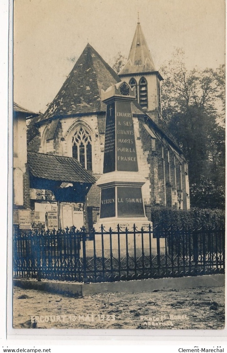 ERCOURT : Monument Aux Morts - Tres Bon Etat - Sonstige & Ohne Zuordnung