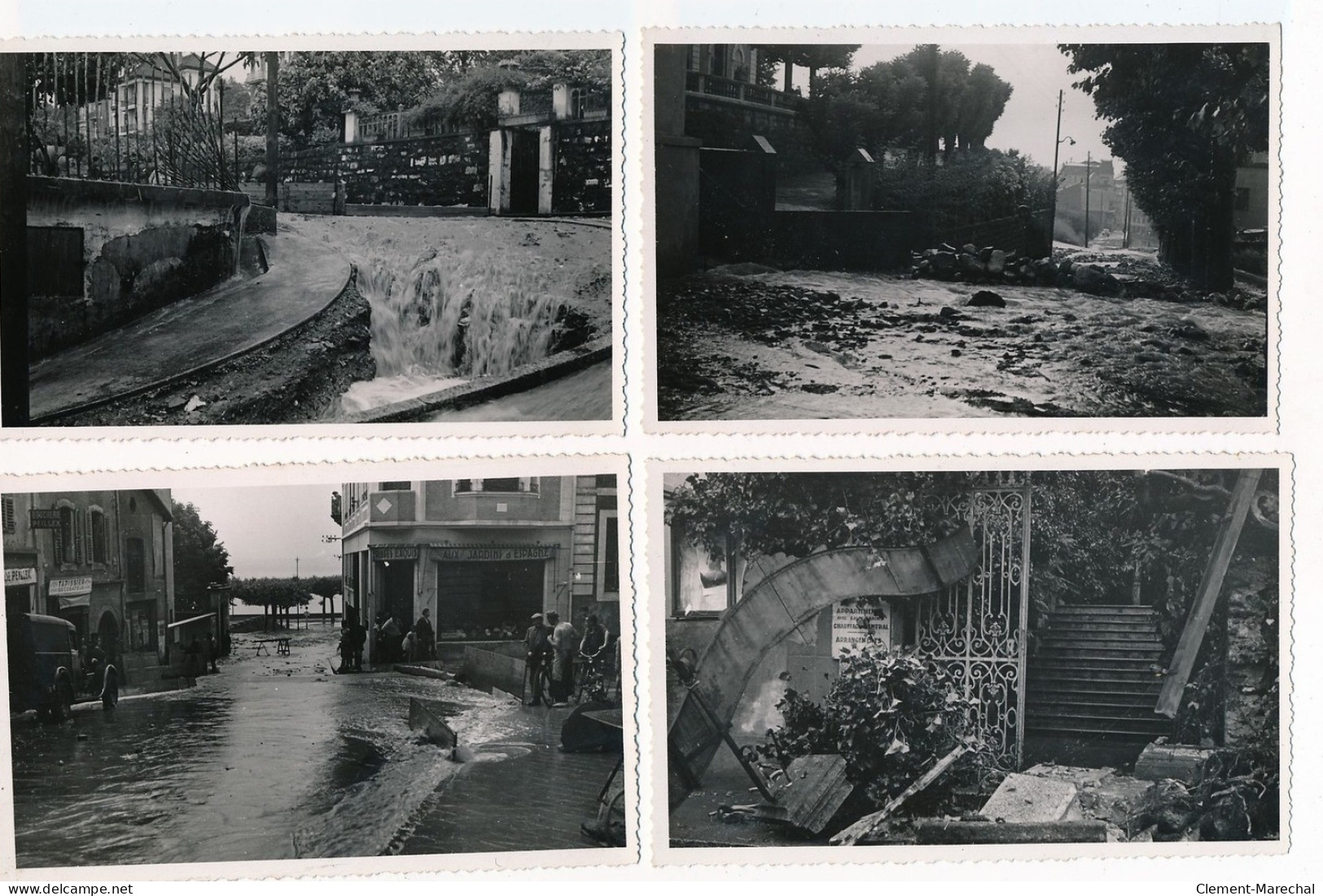 NICE : Lot De 7 CPA, Inondations 1950 - Tres Bon Etat - Autres & Non Classés
